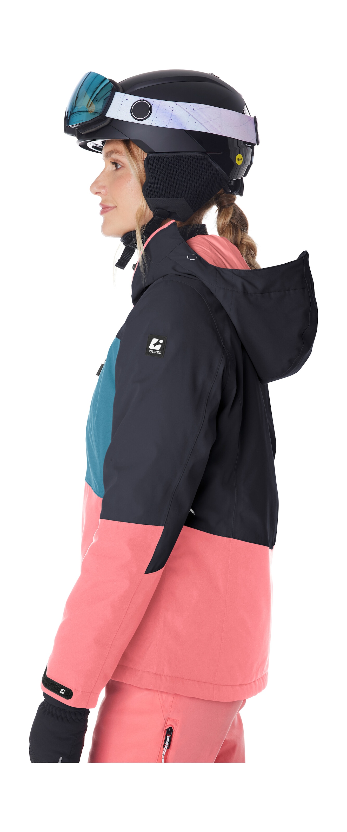 Killtec Skijacke »KSW 277 WMN SKI JCKT« Wasserdichte Damenjacke mit Schneefang, verstellbar und atmungsaktiv
