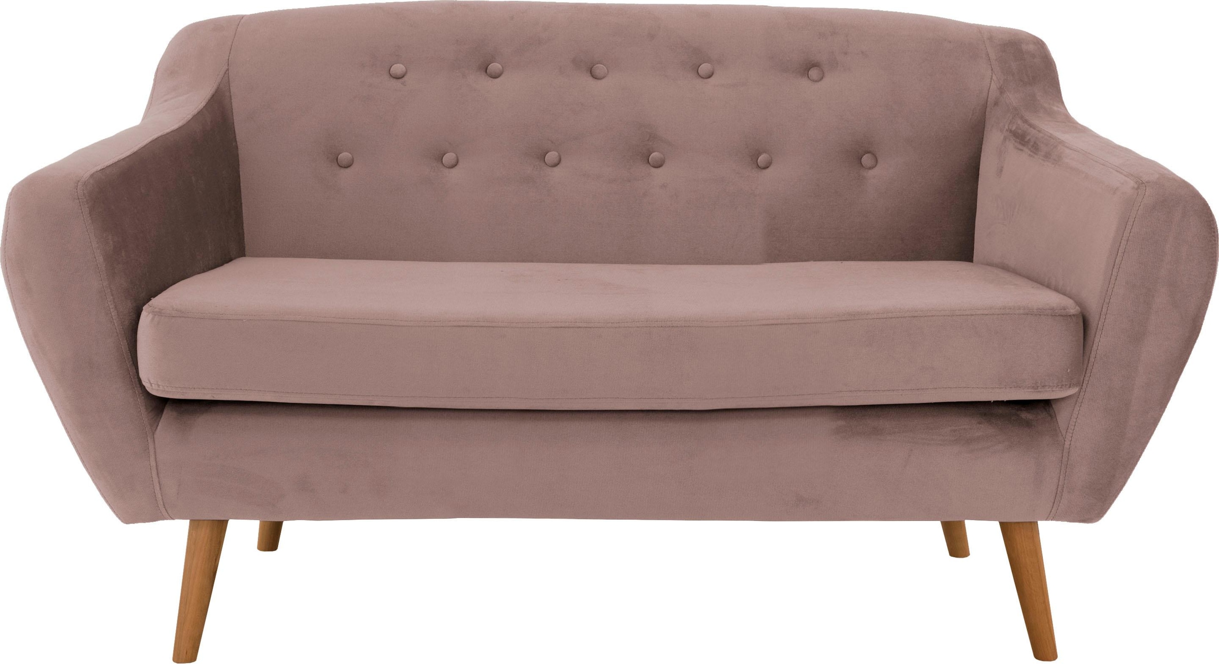 Home affaire 2-Sitzer »Renne« mit Heftung im Rücken im skandinavischem Stil günstig online kaufen