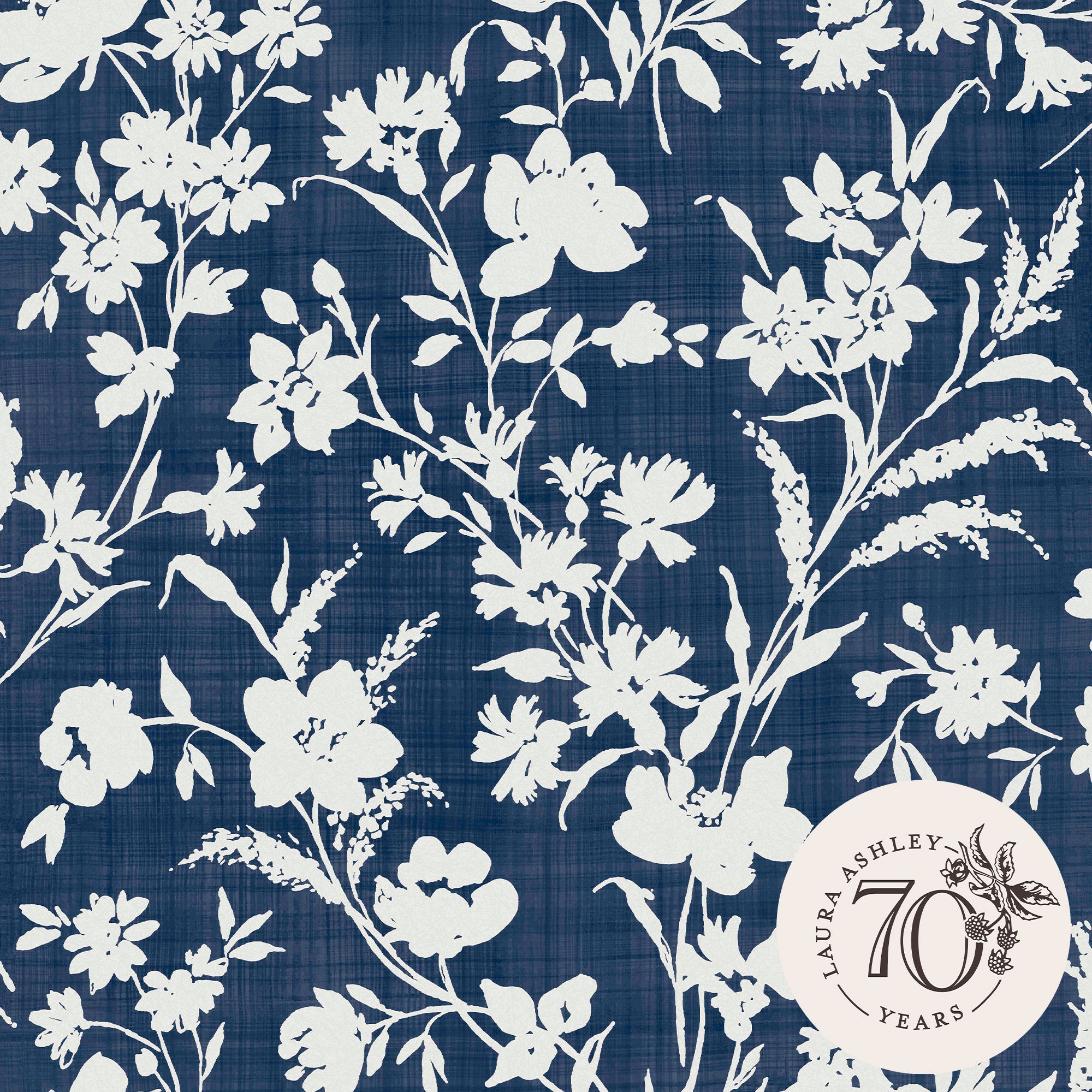 LAURA ASHLEY Vliestapete »Rye« floral texturiert 10mx52cm