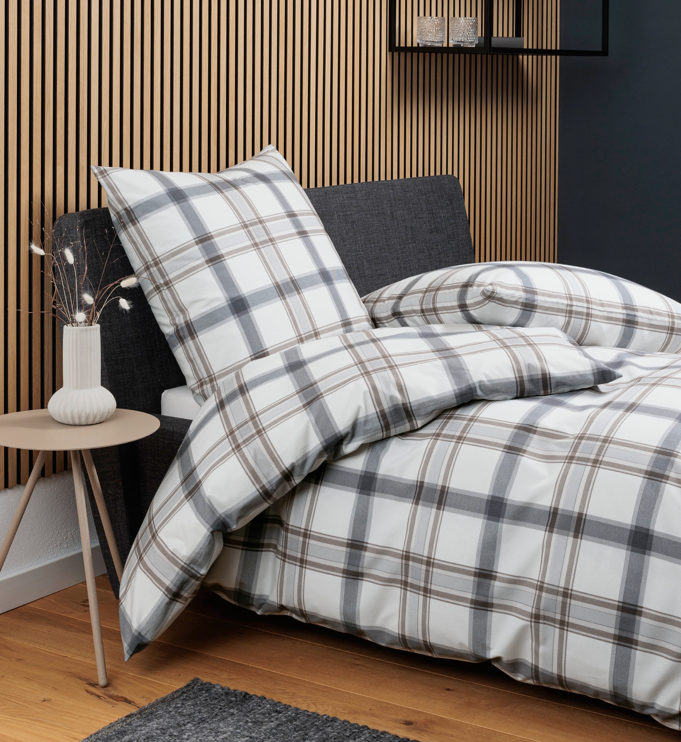 Janine Bettwäsche »Soft-Cotton71002 0«, mit Reissverschluss günstig online kaufen