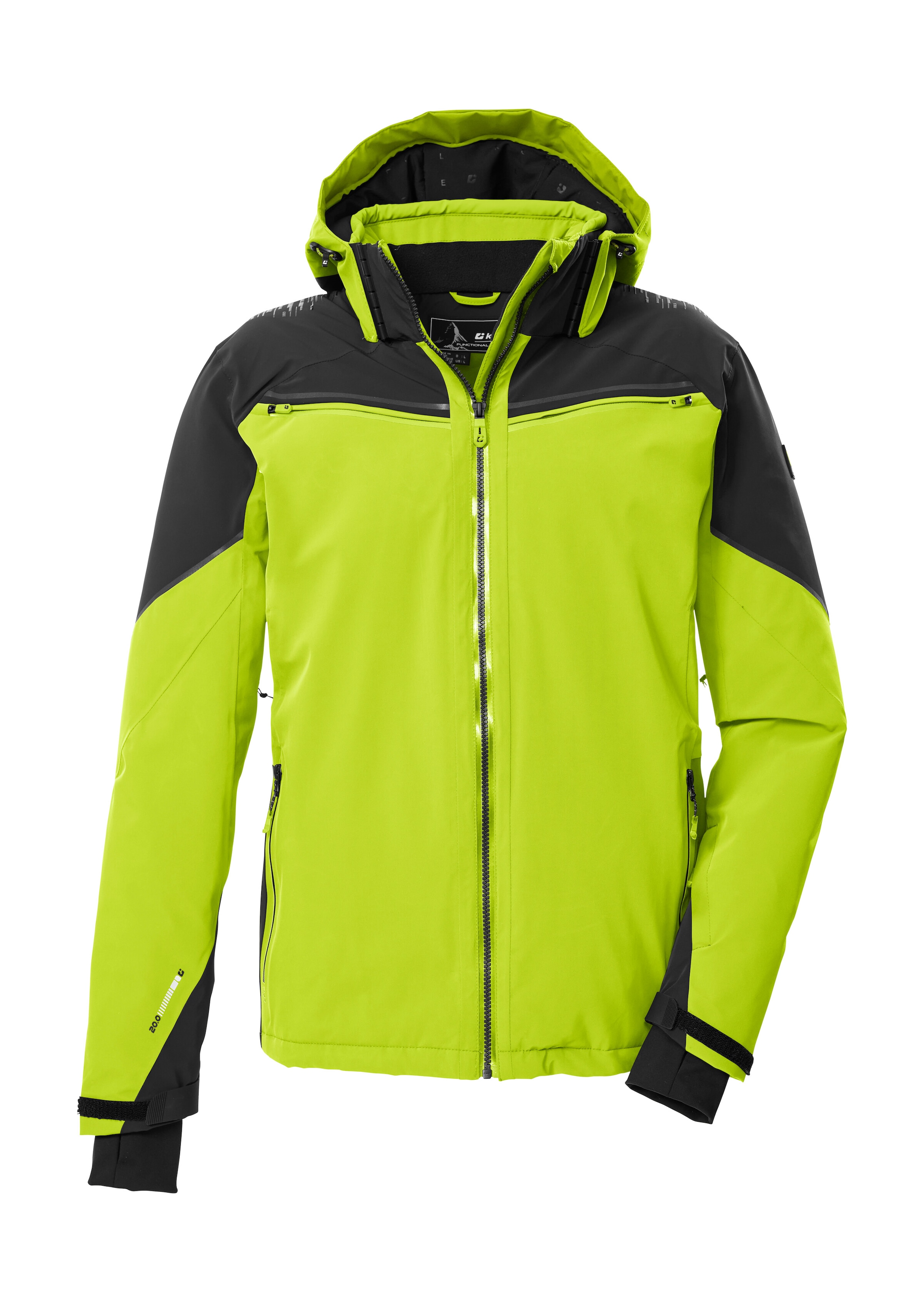Killtec Skijacke »KSW 51 MN SKI JCKT« Herren Funktionsjacke: wasserdicht, atmungsaktiv, 4-Wege-Stretch