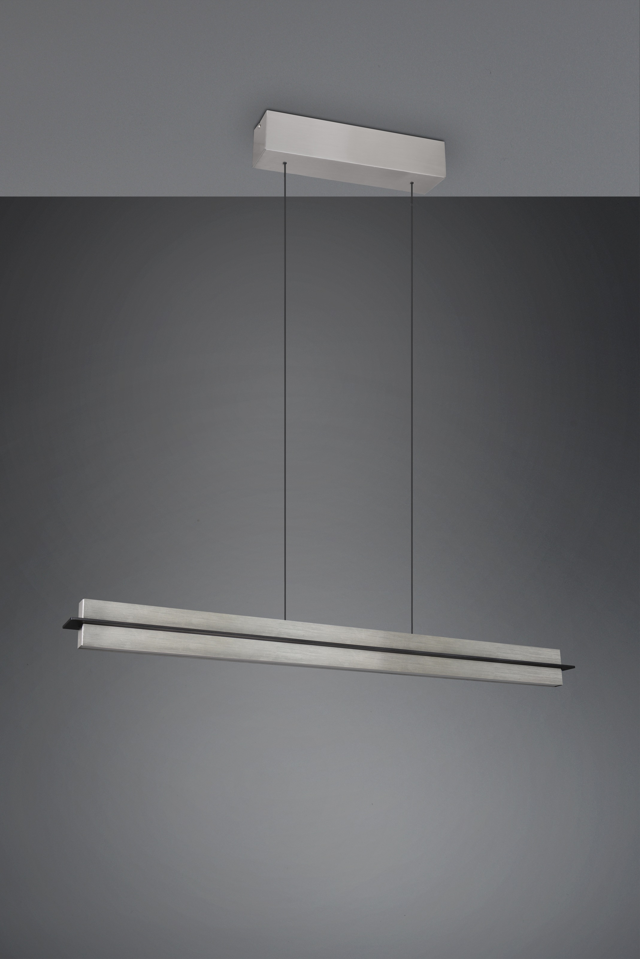 TRIO Leuchten LED Pendelleuchte »EMERSON, LED Hängeleuchte höhenverstellbar, 4-Stufen Touch Dimmer«, 1 flammig, Leuchtmittel LED-Board | LED fest integriert, Lichtfarbe einstellbar 2700-5000K warm- bis kaltweiß, Höhe max 150 cm