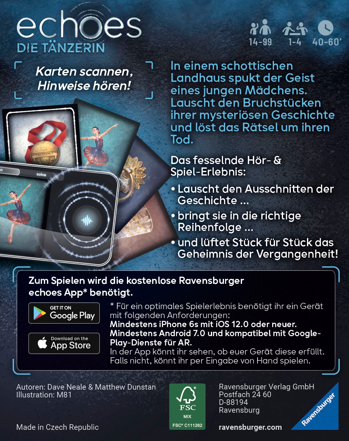 Ravensburger Spiel »echoes, Die Tänzerin«, Made in Europe