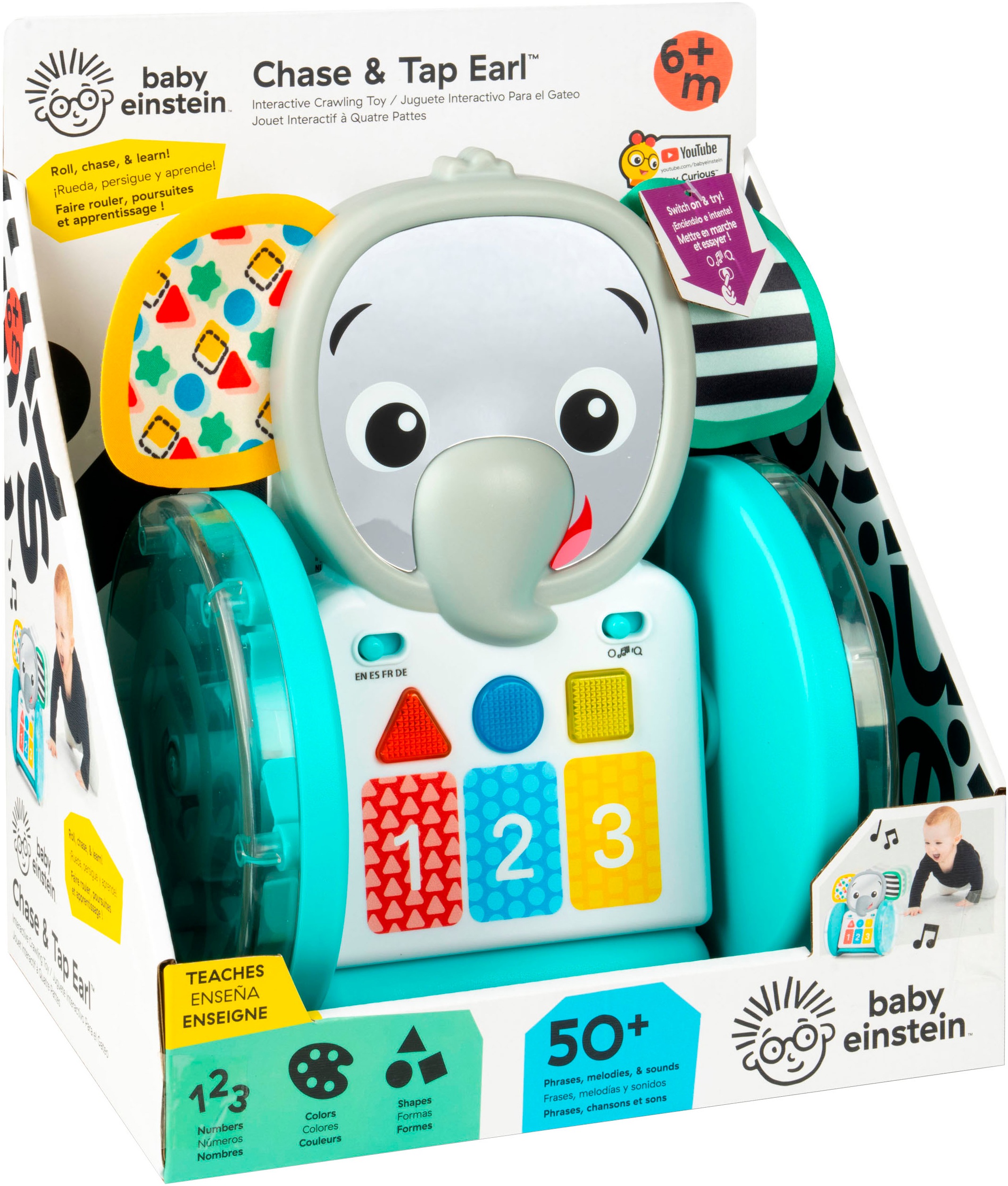 Baby Einstein Lernspielzeug »Chase & Tap Earl Interactive Crawling Toy«