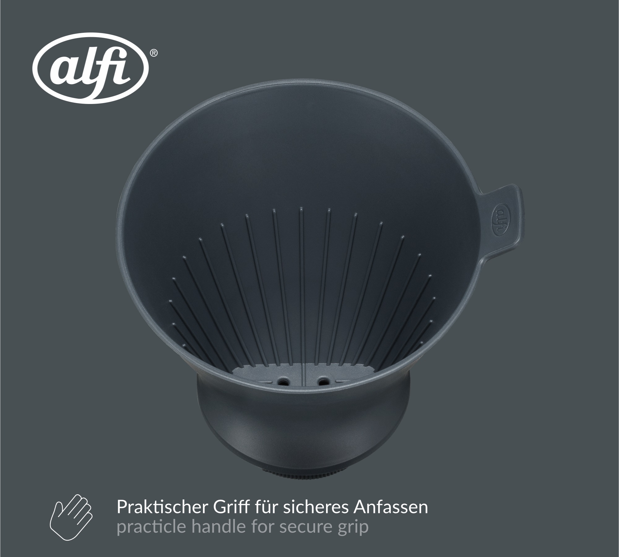 Alfi Handfilter »AROMA PLUS FLEX Kaffeefilter« Spülmaschinenfest bis 65 °C, ideal für viele alfi Produkte