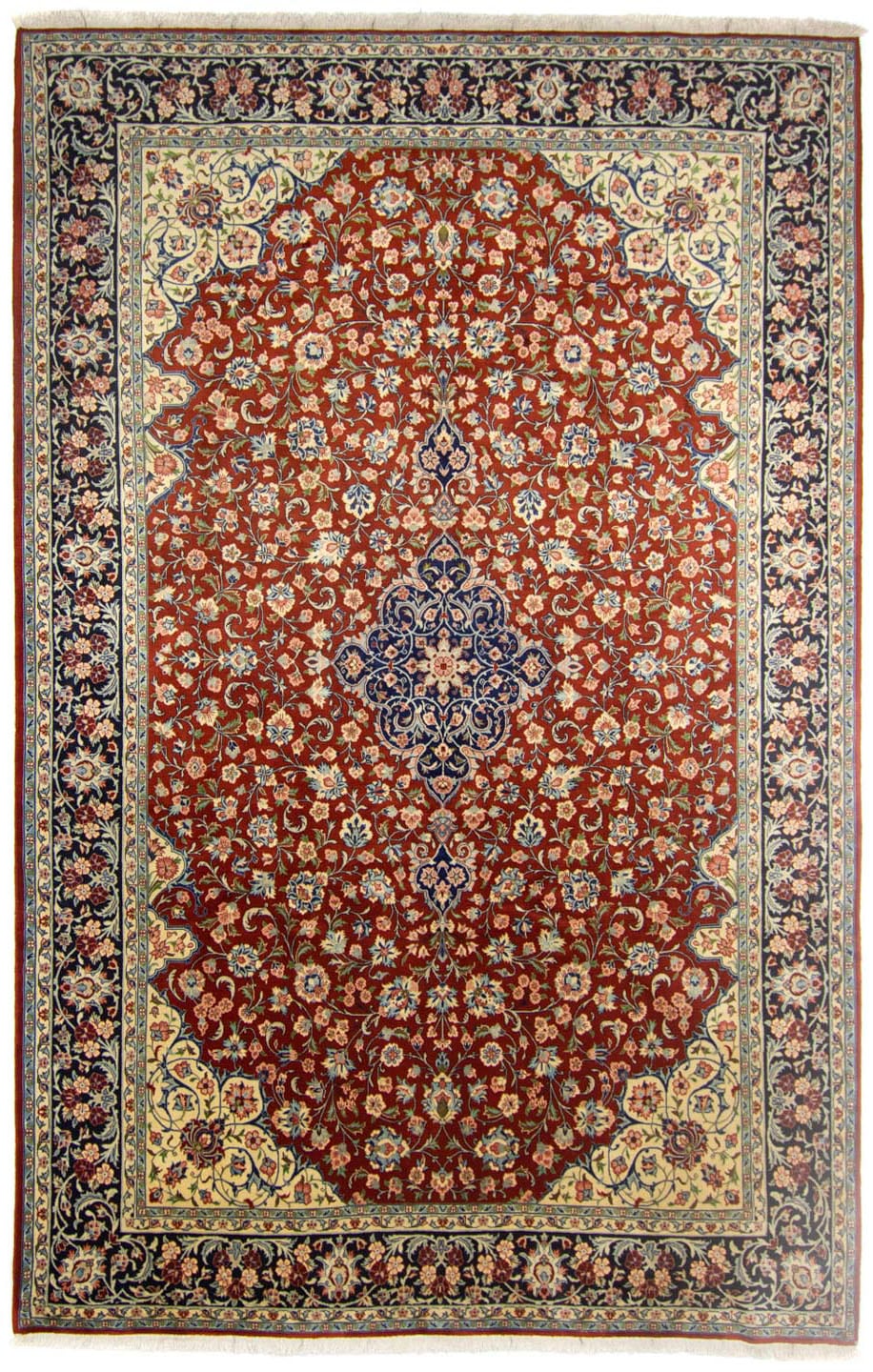 morgenland Wollteppich »Golpayegan Medaillon Ruggine 368 x 257 cm«, rechtec günstig online kaufen