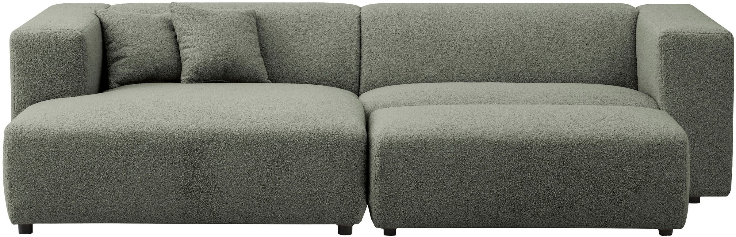 andas Polsterecke »BAKELS, Ecksofa-Set mit Hocker, L-Form mit Schlaffunktio günstig online kaufen