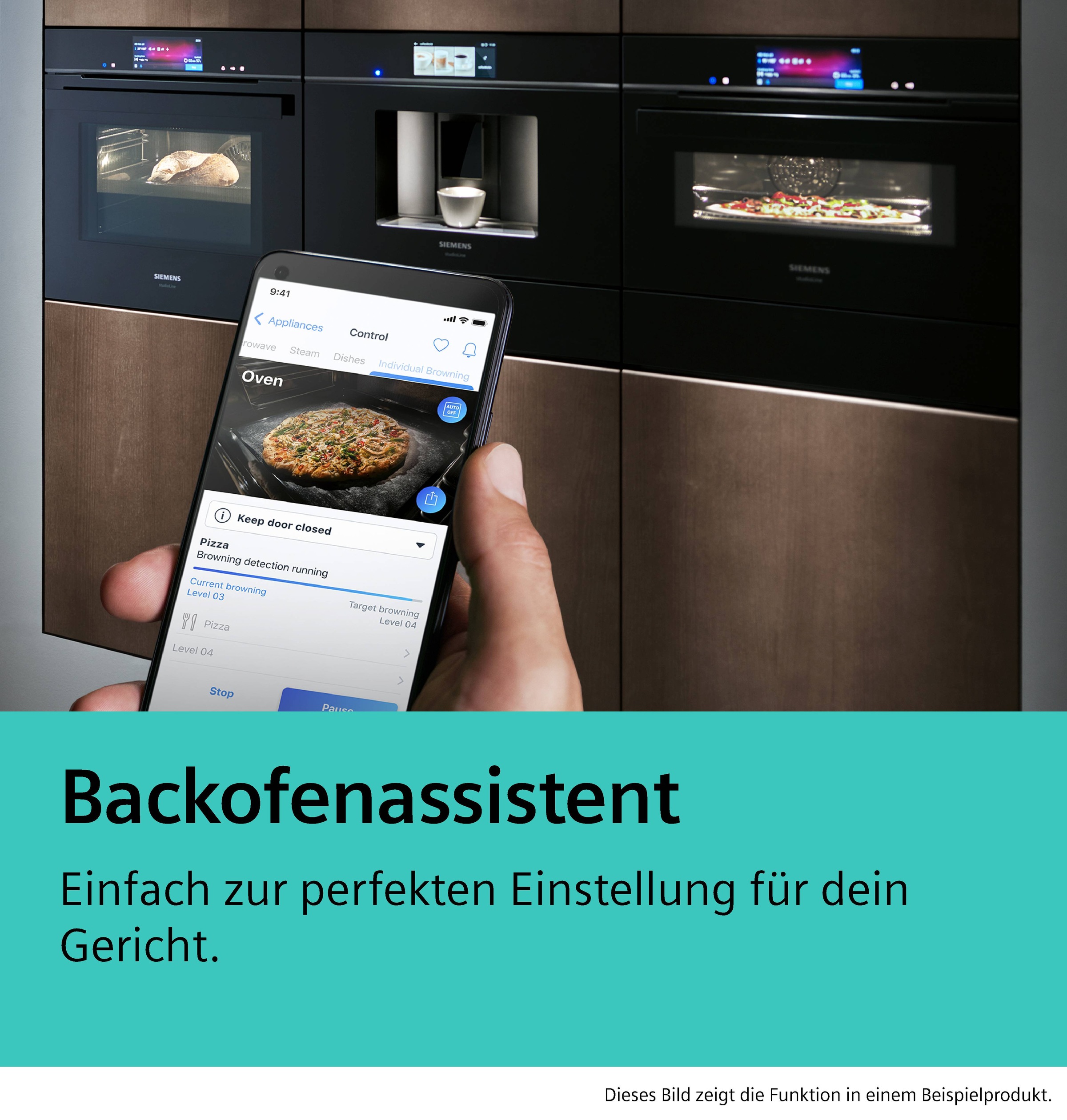 SIEMENS Pyrolyse Backofen iQ700 »HB776G1M1« mit Teleskopauszug nachrüstbar Intelligenter Backofen in Matt mit Kochassistent und Selbstreinigung