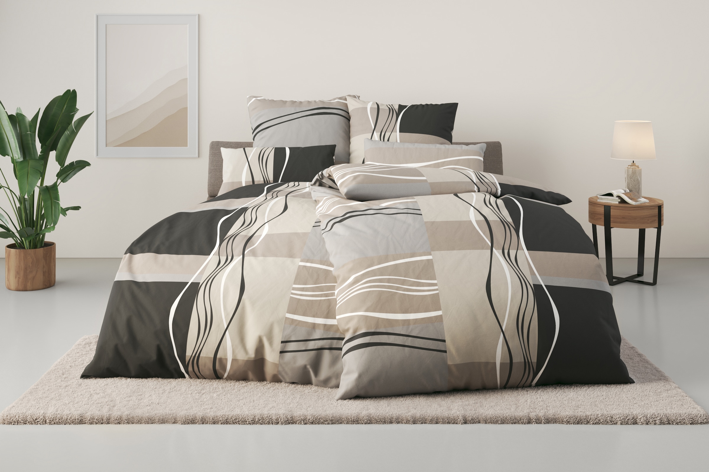 my home Bettwäsche Kelian, Polycotton recycelt, günstig online kaufen