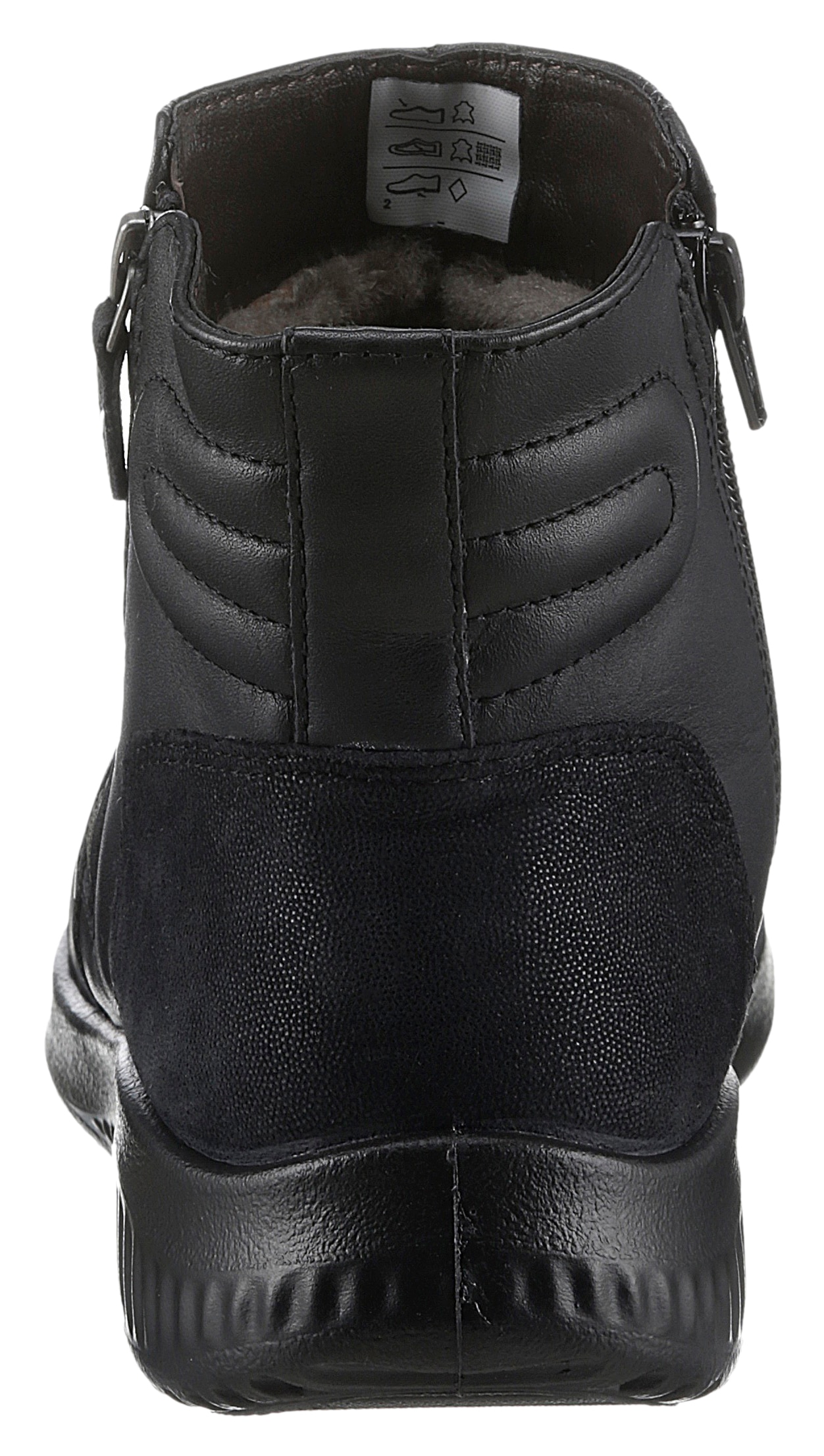 Jomos Winterstiefelette »Allegra«, Winterboots, Stiefelette mit echtem Lammfellfutter, extraweit