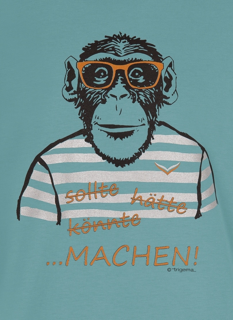 Trigema T-Shirt »TRIGEMA T-Shirt online großem bestellen Affen-Aufdruck« mit