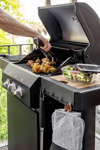 WENKO Grillzange »BBQ«, aus rostfreiem Edelstahl und TPR-Kunststoff