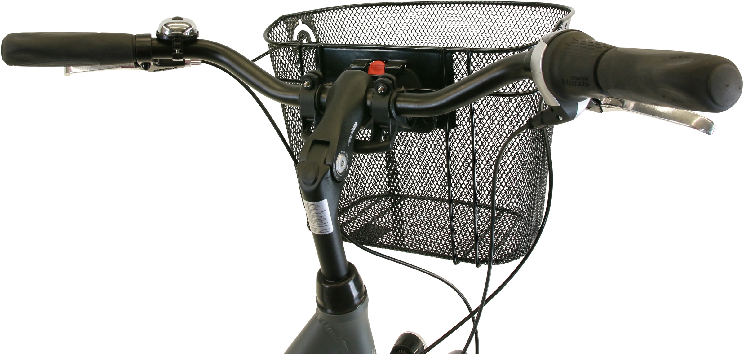 HAWK Bikes Cityrad »City Wave Deluxe Plus Grey«, 7 Gang, Shimano, Nexus Schaltwerk, für Damen und Herren