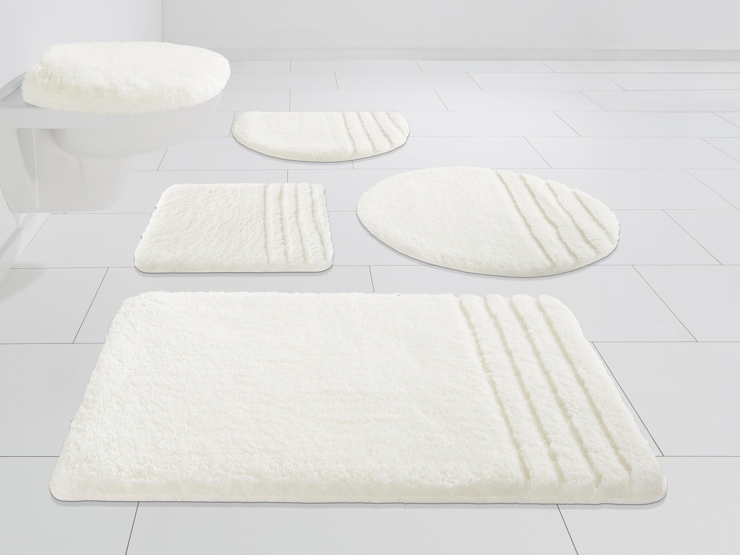 Möve Badematte »Loft, Badvorleger, Badezimmer Teppich«, rutschhemmend besch günstig online kaufen