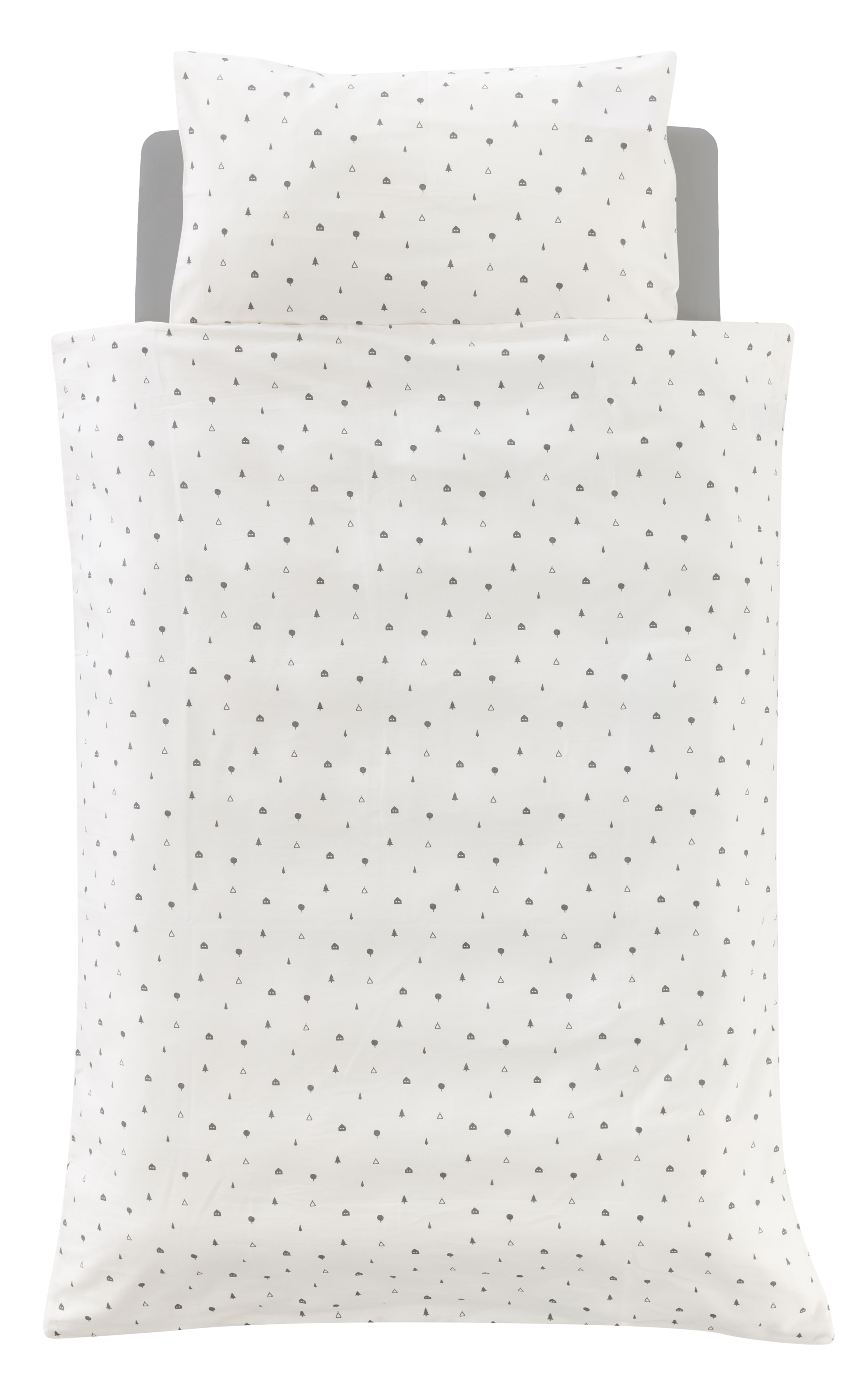 Träumeland Babybettwäsche »Zuhause« 2 Stk. tlg. mit Allover-Print günstig online kaufen