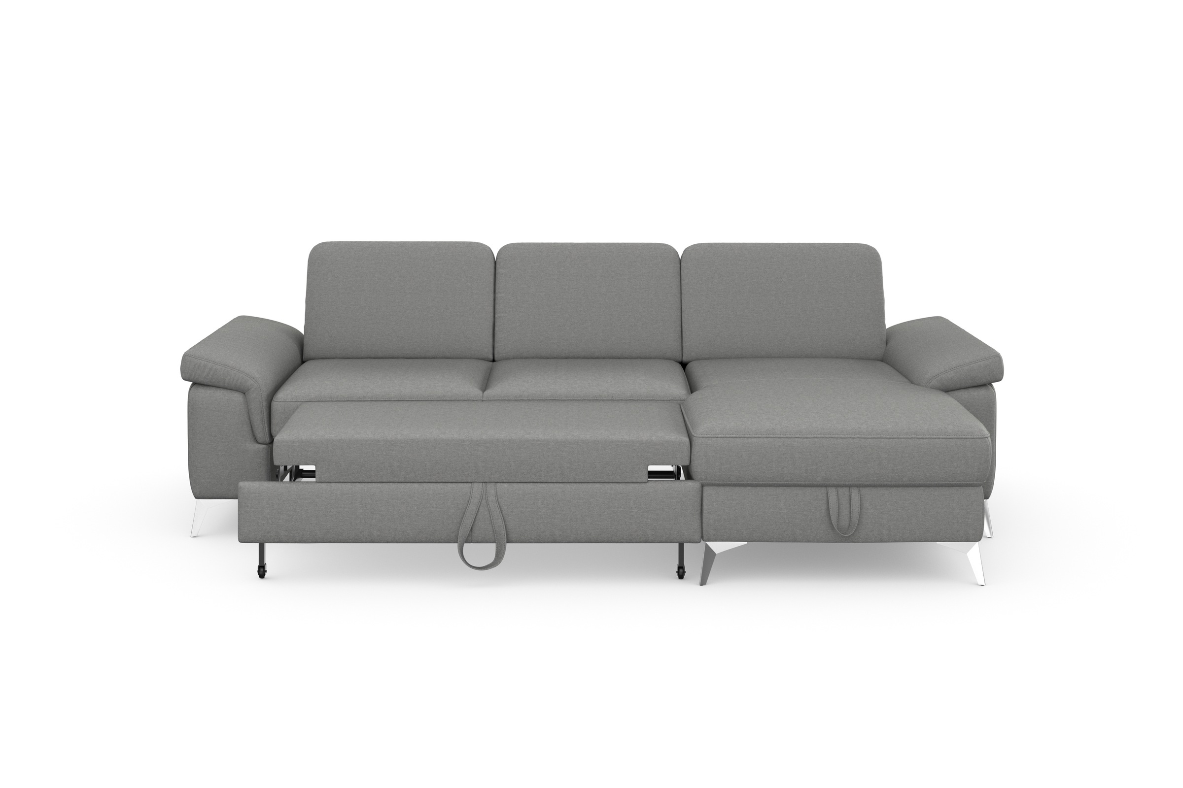 sit&more Ecksofa »Padua L-Form«, inklusive Sitztiefenverstellung, Armteilfunktion und Federkern