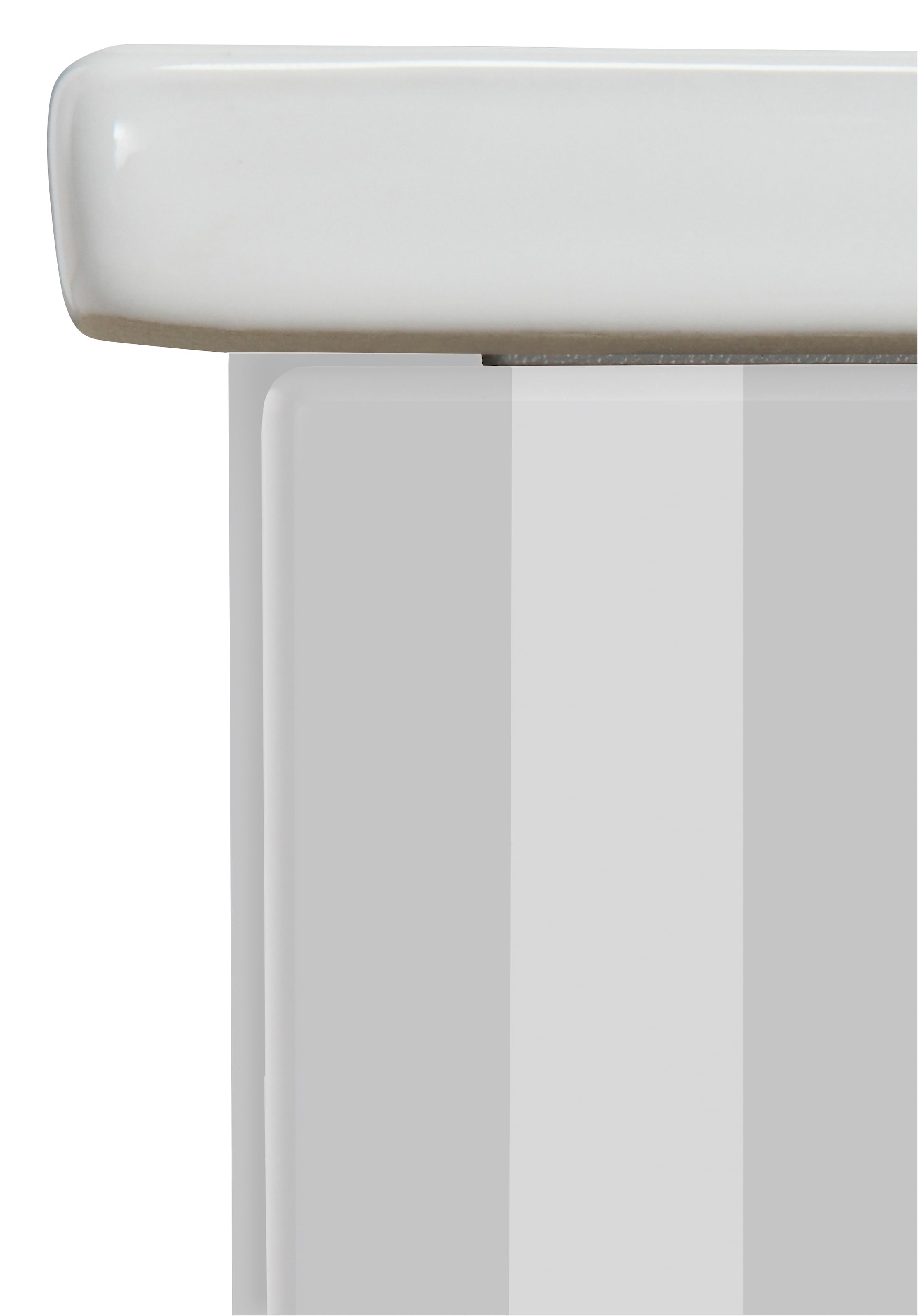 welltime Waschtisch »Trento Light, 60cm, 80cm, 100cm, Keramik-Auflagebecken«, 1 Auzug und 1 offenes Fach