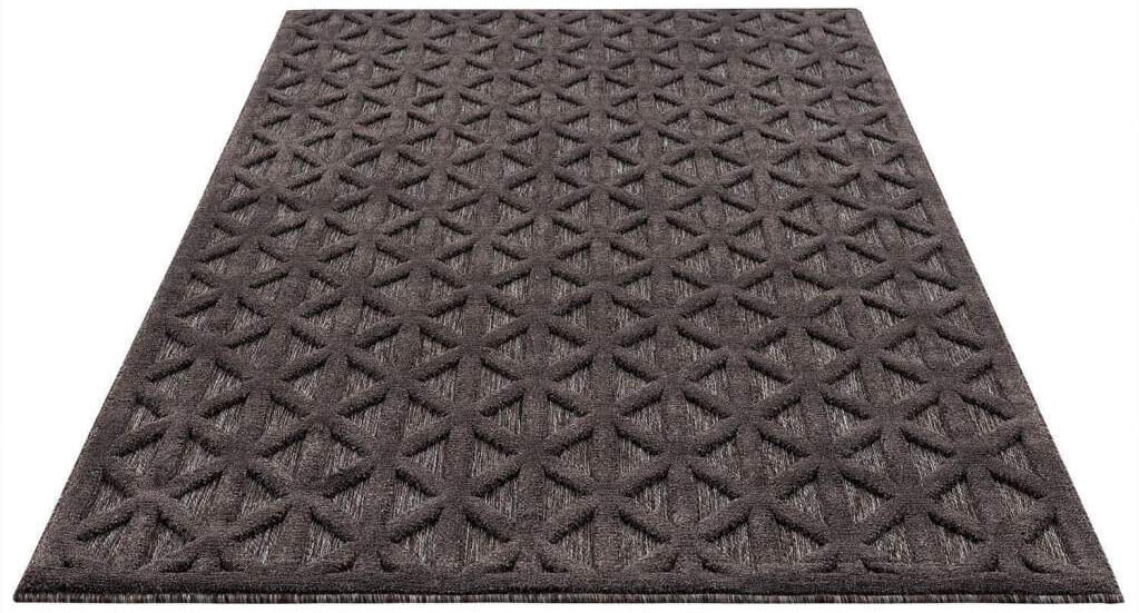 Carpet City Teppich »In-& Outdoorteppich Santorini 58500, 3D-Effekt, Raute-Optik«, rechteckig, 5 mm Höhe, Wetterfest & UV-beständig für Terrasse, Balkon, Küche, Flur