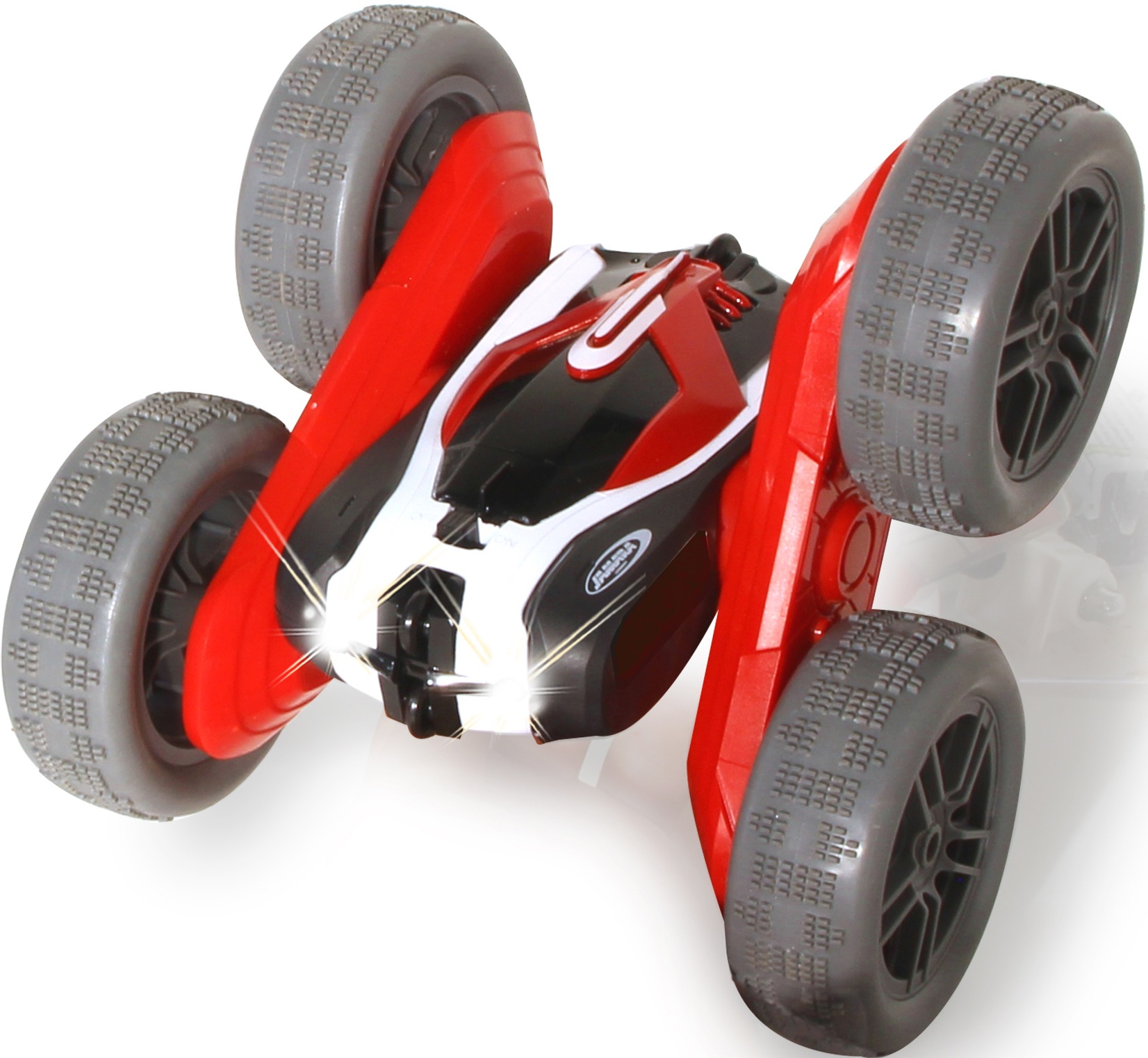 Jamara RC-Auto »SpinX Stuntcar 2,4GHz, rot-schwarz«, mit zuschaltbarem LED-Licht