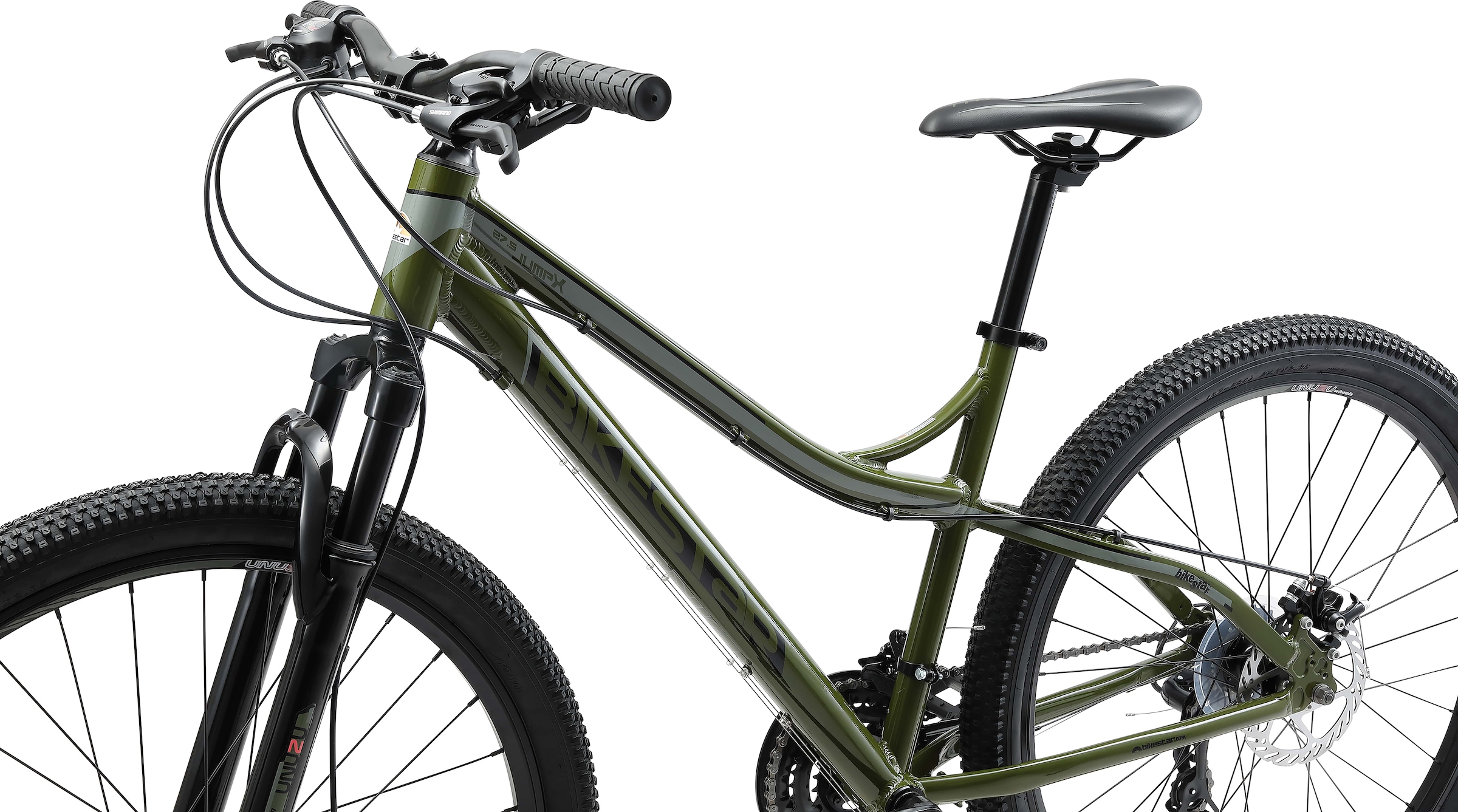 Bikestar Mountainbike, 21 Gang, Shimano, RD-TY300 Schaltwerk, Kettenschaltung, für Damen und Herren, Kettenschaltung
