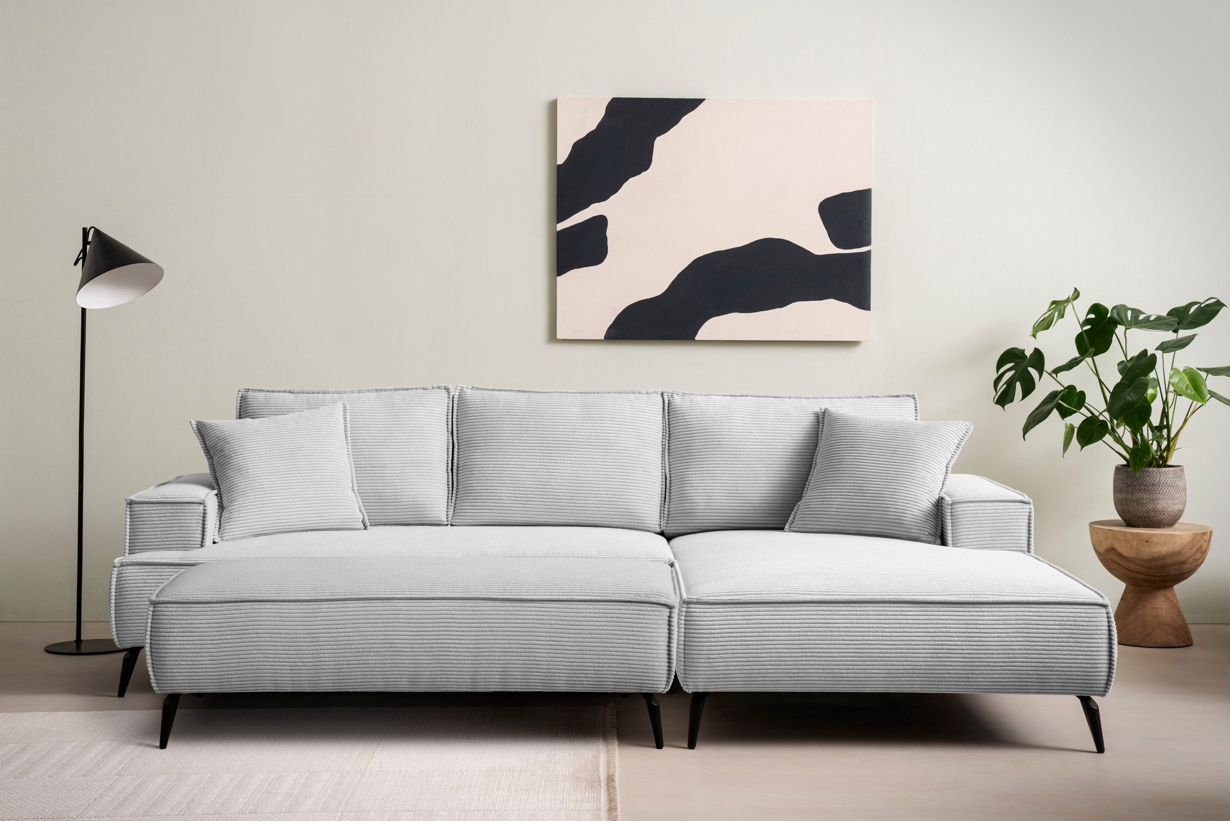 Home affaire Sitzgruppe »TVINNU, Polsterecke L-Form, Schlaffunktion, mit Ho günstig online kaufen