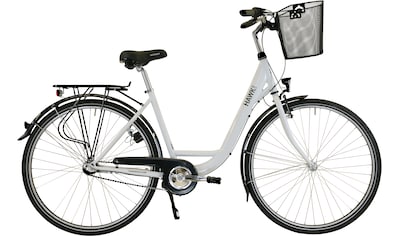 HAWK Bikes Cityrad »HAWK City Wave Premium Plus White«, 3 Gang, Shimano, Nexus Schaltwerk kaufen