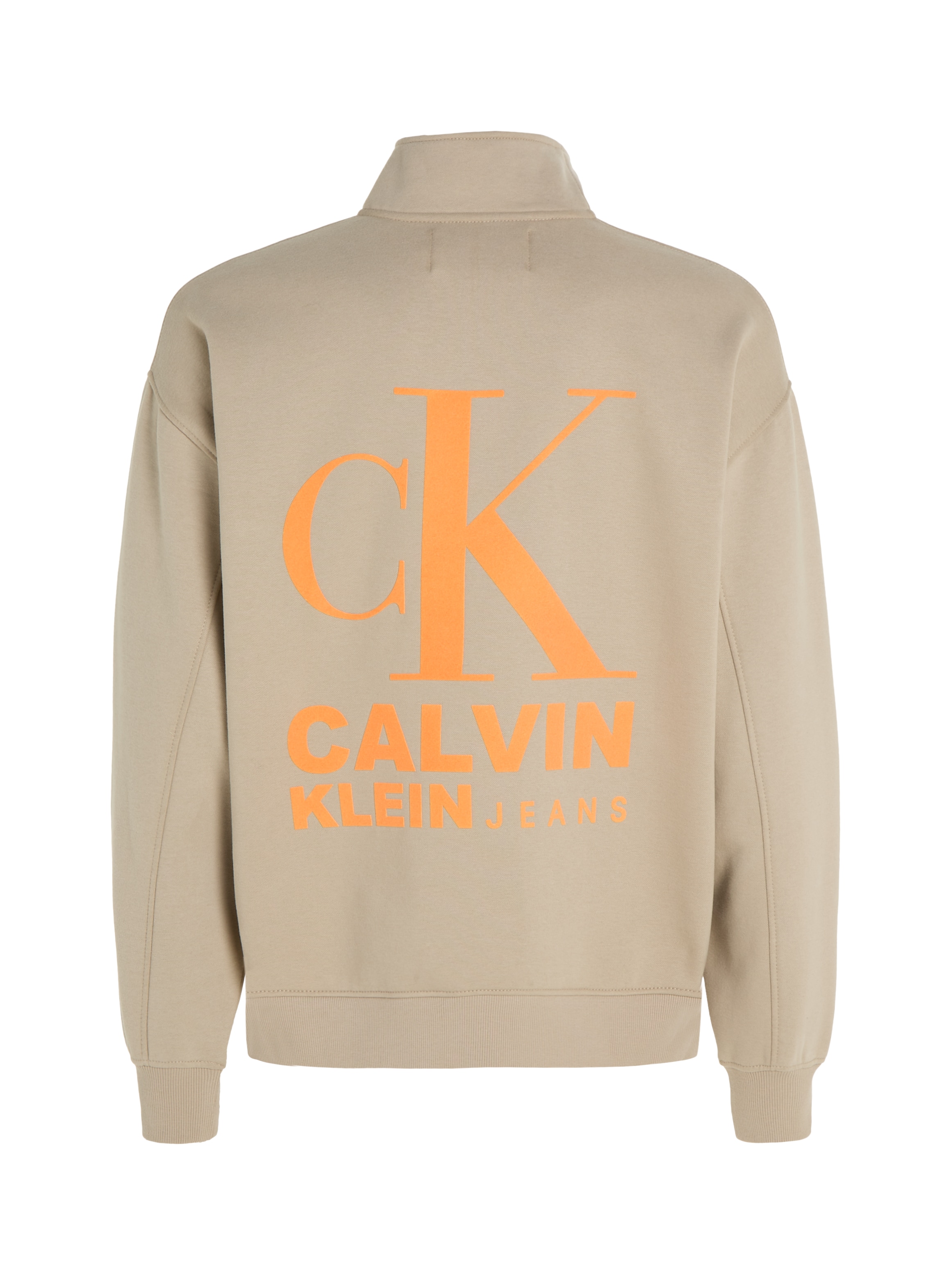 Calvin Klein Jeans Sweatshirt »1978 FLOCK LOGO HALF ZIP«