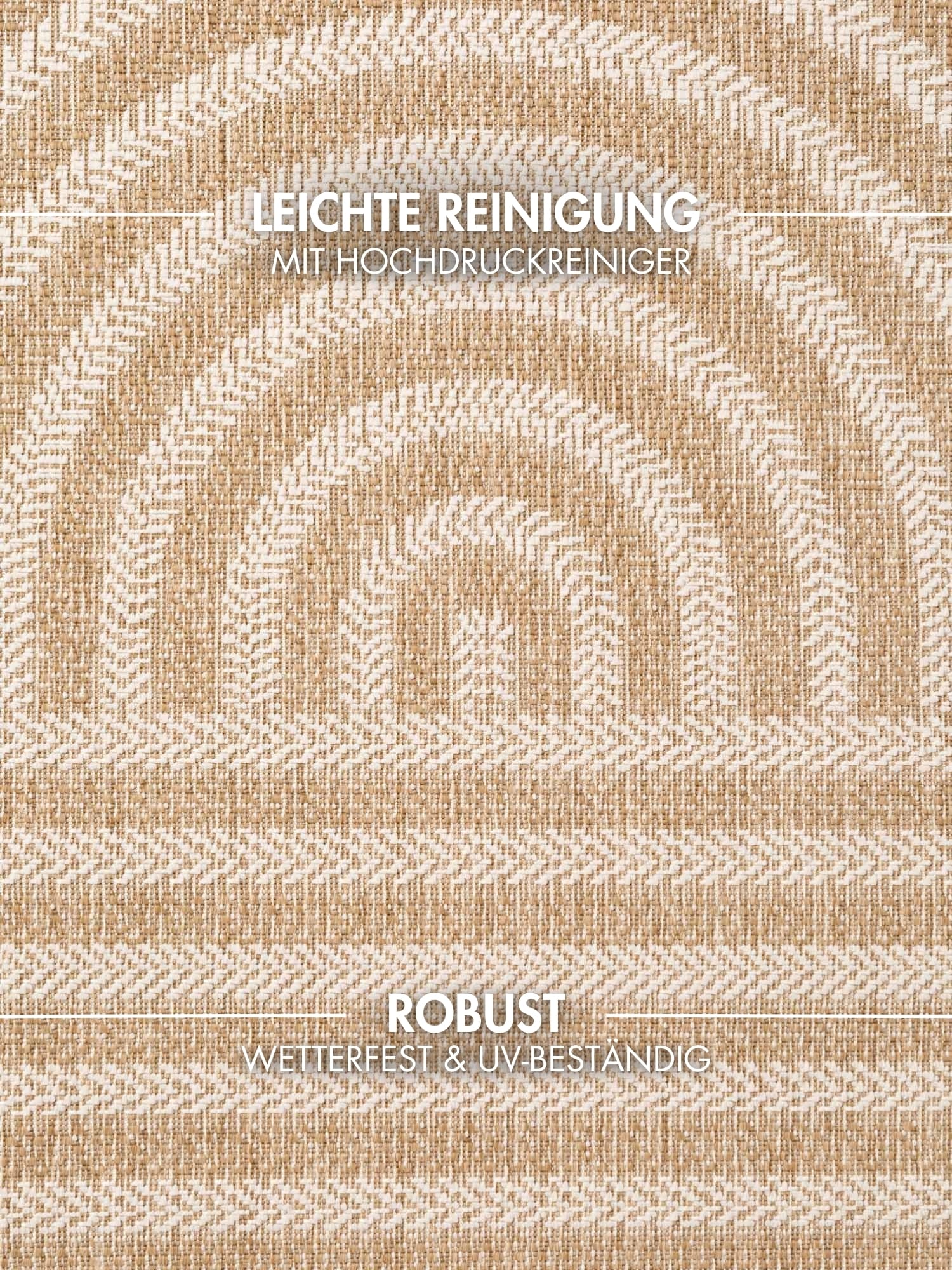 Ted Baker Teppich »Woodfield« oval 8 mm Höhe Designteppich, Wetterfest, Pflegeleicht, Modern, Wohnzimmer, Terrasse