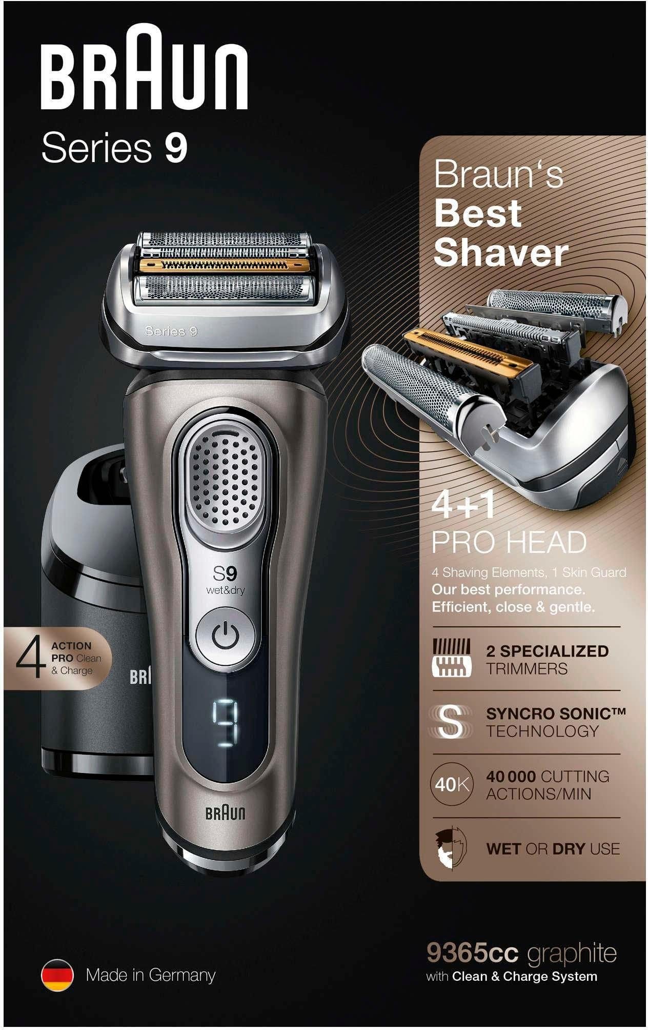 Braun Elektrorasierer »Series 9 9365cc«, mit Reinigungs- und Ladestation  jetzt bestellen | Haarschneider