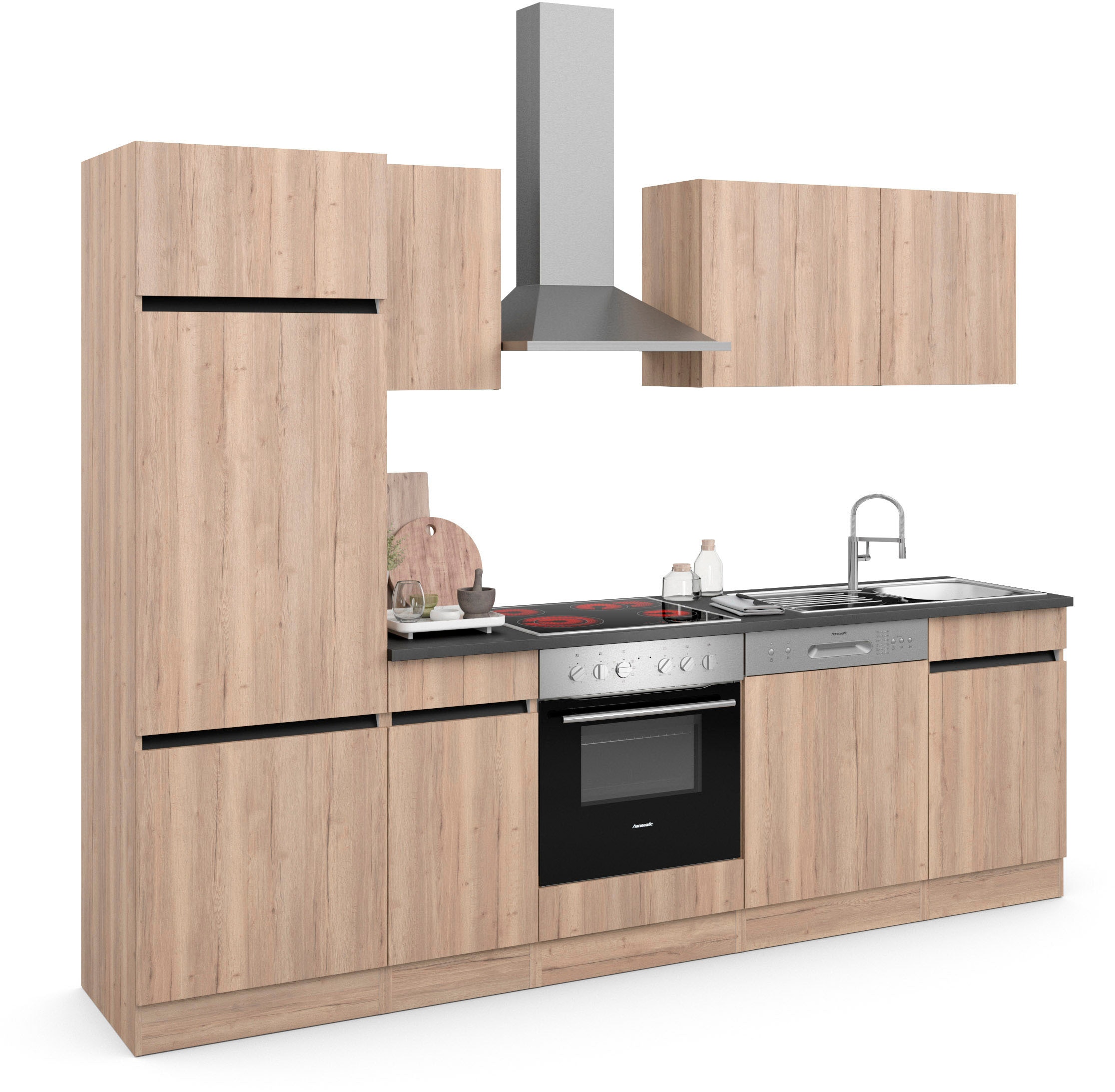 OPTIFIT Küche »Safeli«, Breite 270 cm, wahlweise mit oder ohne Hanseatic-E- Geräte auf Rechnung kaufen