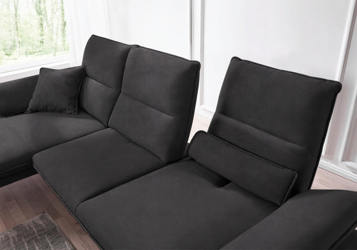 W.SCHILLIG Ecksofa »broadway, Designsofa mit tollem Sitzkomfort« Sitztiefen günstig online kaufen