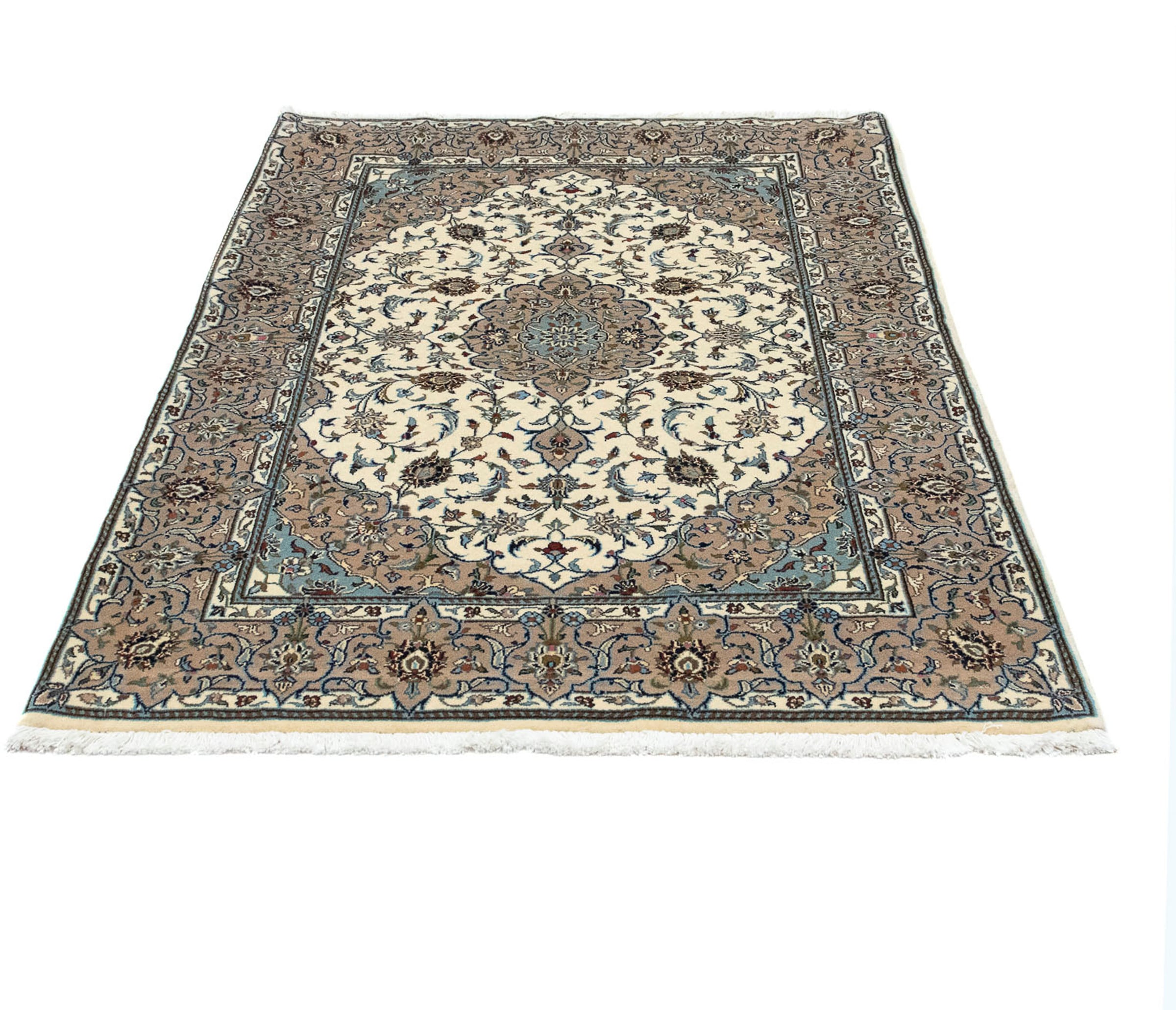 morgenland Orientteppich »Perser - Keshan - 172 x 110 cm - beige«, rechteck günstig online kaufen