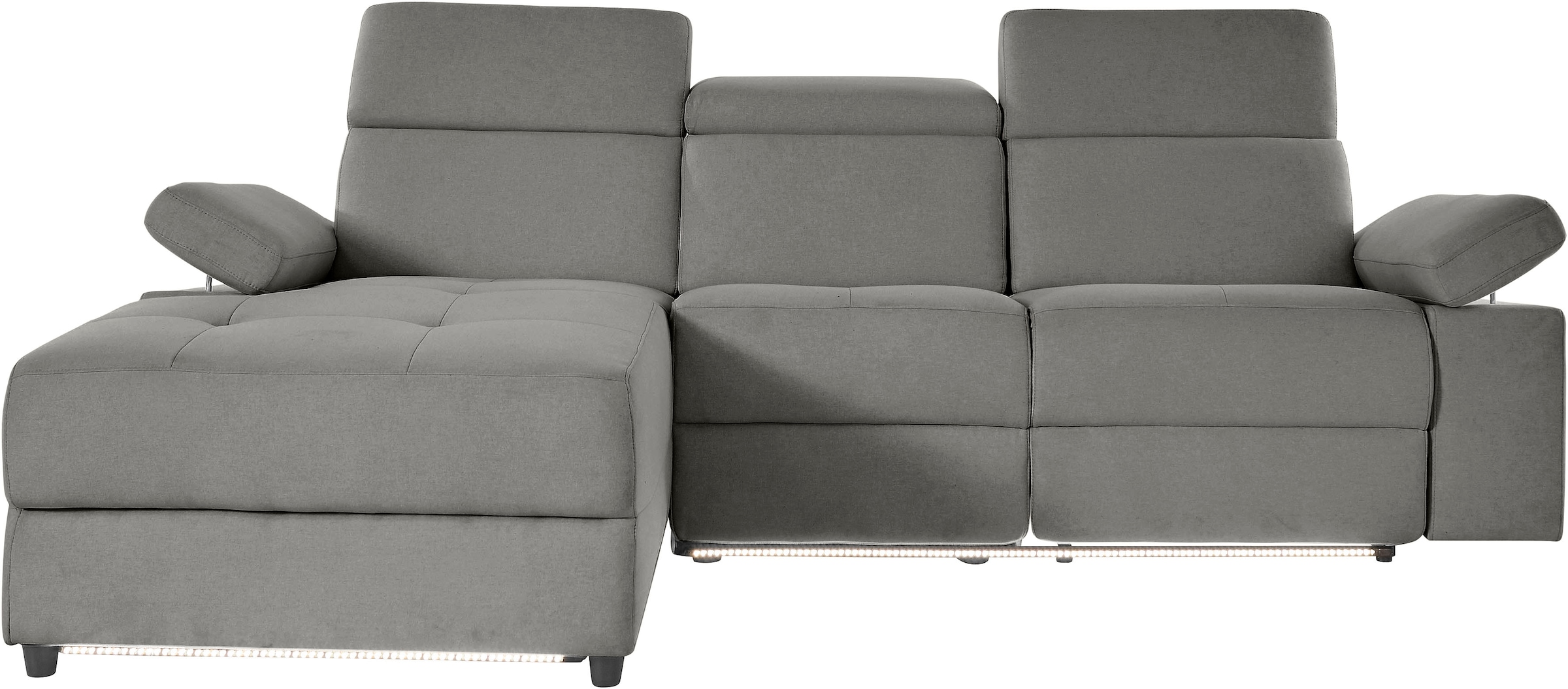 Places of Style Ecksofa »Kilado, L-Form,«, mit Relaxfunktion, verstellbarer günstig online kaufen