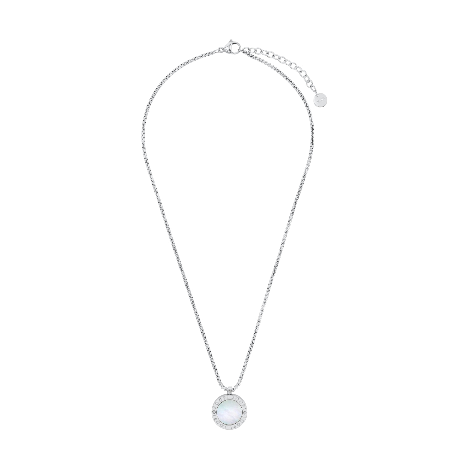 JOOP! Kette mit Anhänger »Kreis, 2039775«, mit Zirkonia (synth.)