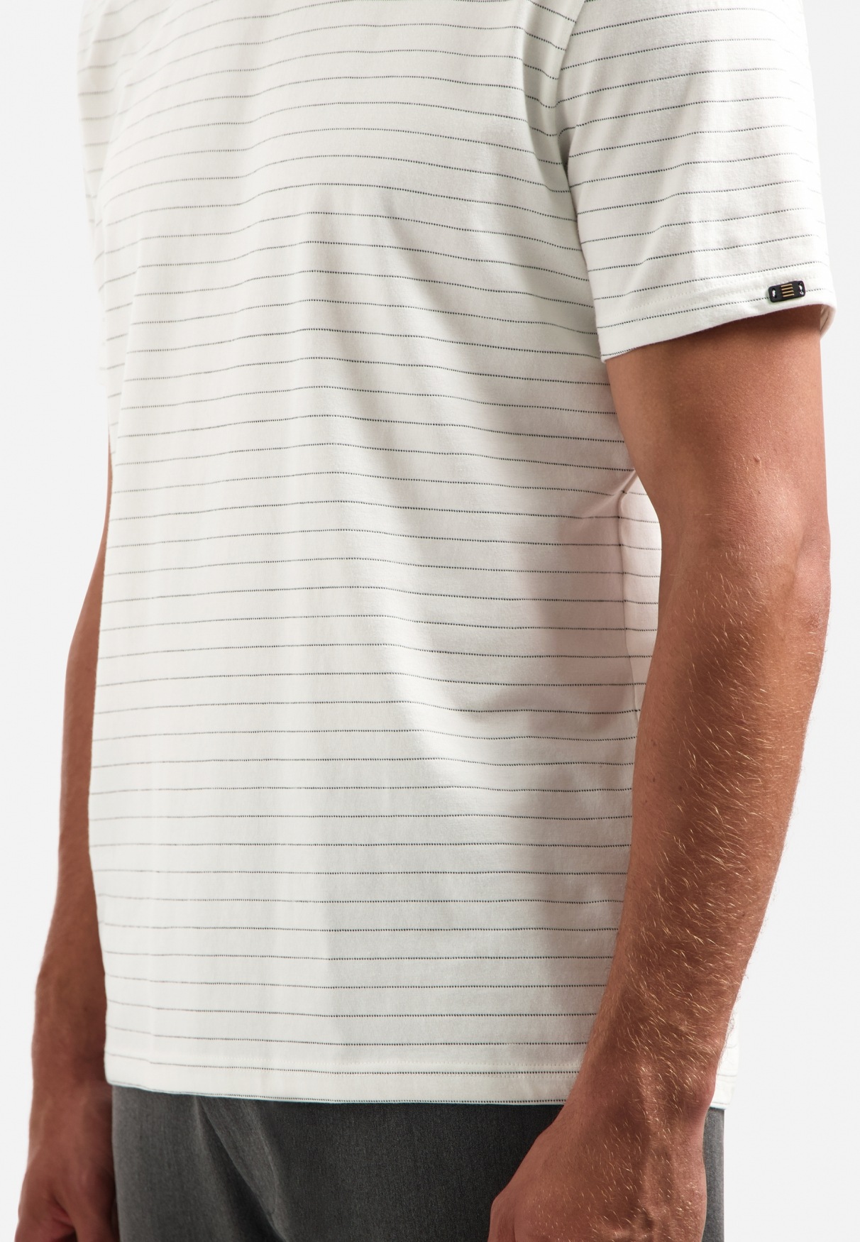 NO EXCESS T-Shirt »No Excess Gestreiftes T-Shirt«