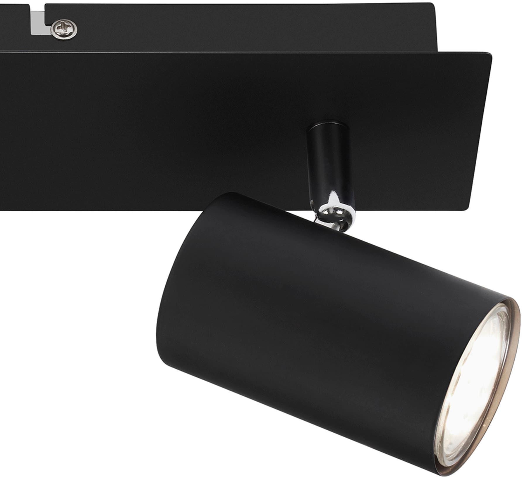 Briloner Leuchten LED Deckenspots »2857035 Run«, Leuchtmittel GU10 | ohne Leuchtmittel, Deckenlampe, 45x8x12,3cm, Schwarz, max.40W, GU10, Wohnzimmer, Flur