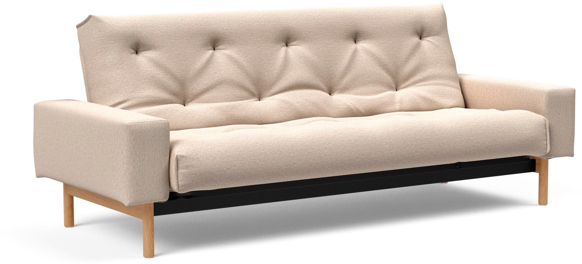 INNOVATION LIVING ™ Schlafsofa »MIMER hochwertige Schlaffunktion, aktuelles Design und extra Komfort,«, Taschenfederkernmatratze, Breite Liegefläche 140 cm