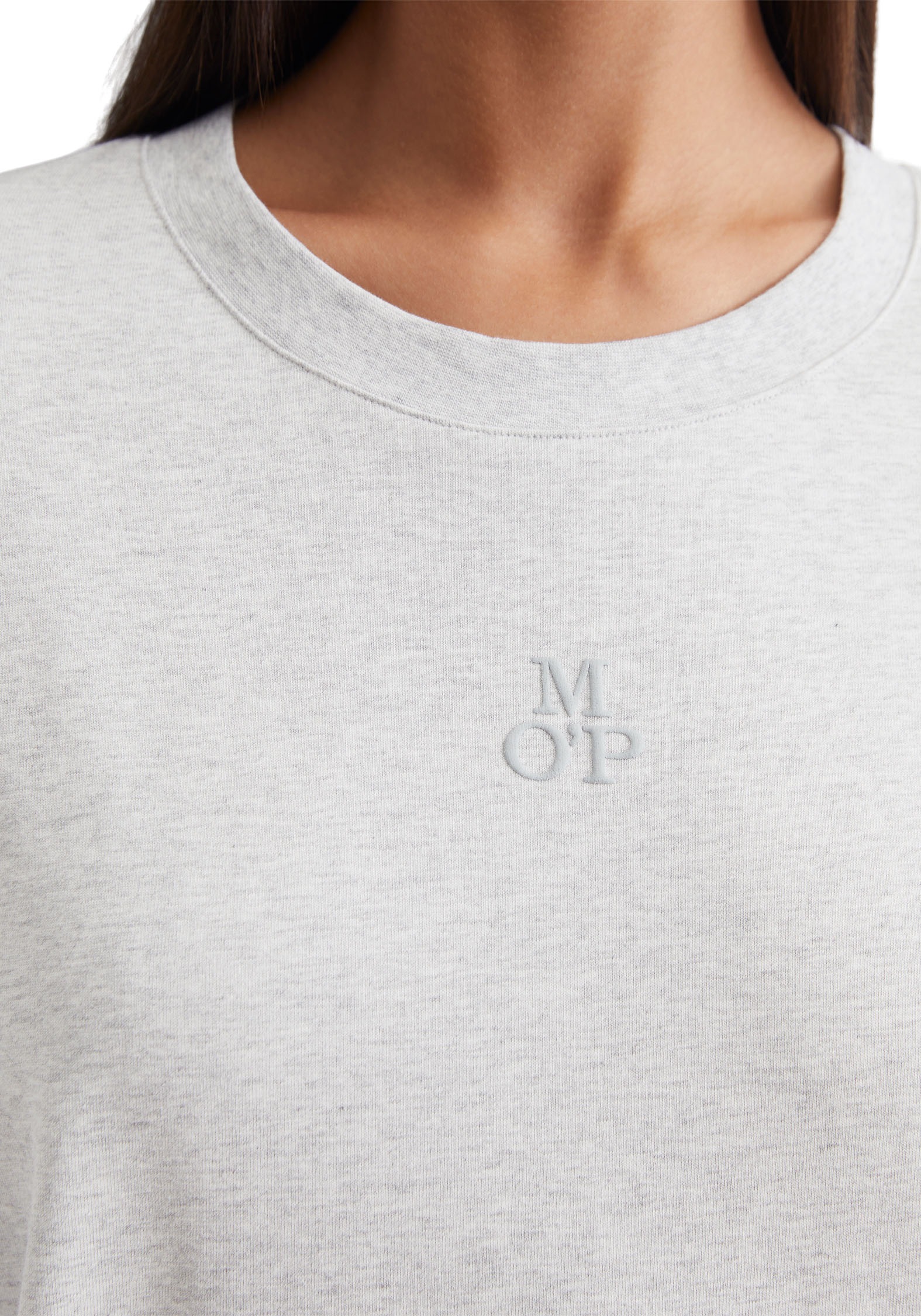 Marc O'Polo Nachthemd »Heavy Jersey-Woven«, mit hohen Seitennaht-Schlitze