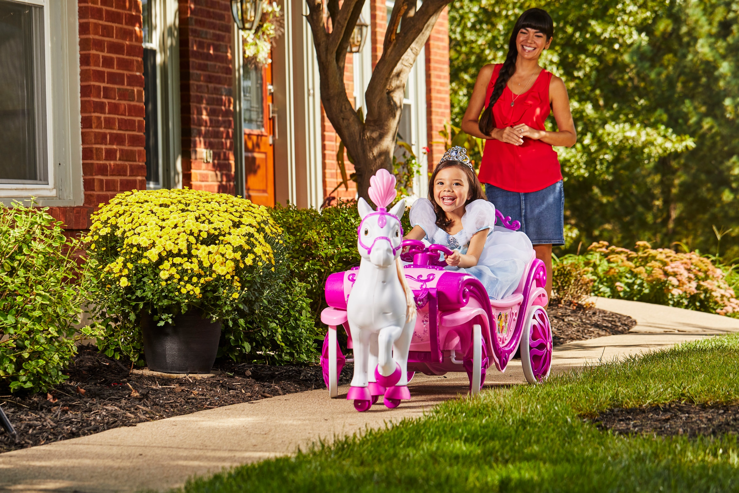 Huffy Elektro-Kinderauto »Princess-Kutsche 7.2v Batterie zum Aufsitzen« ab 3 Jahren bis 30 kg