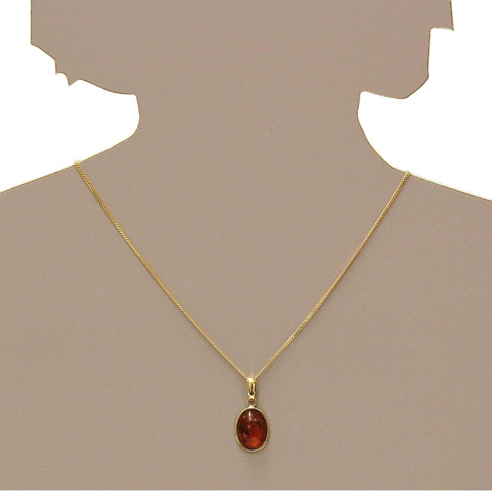 OSTSEE-SCHMUCK Kettenanhänger »Ostsee-Schmuck Anhänger Classic 17x12 mm«, (1 tlg.)