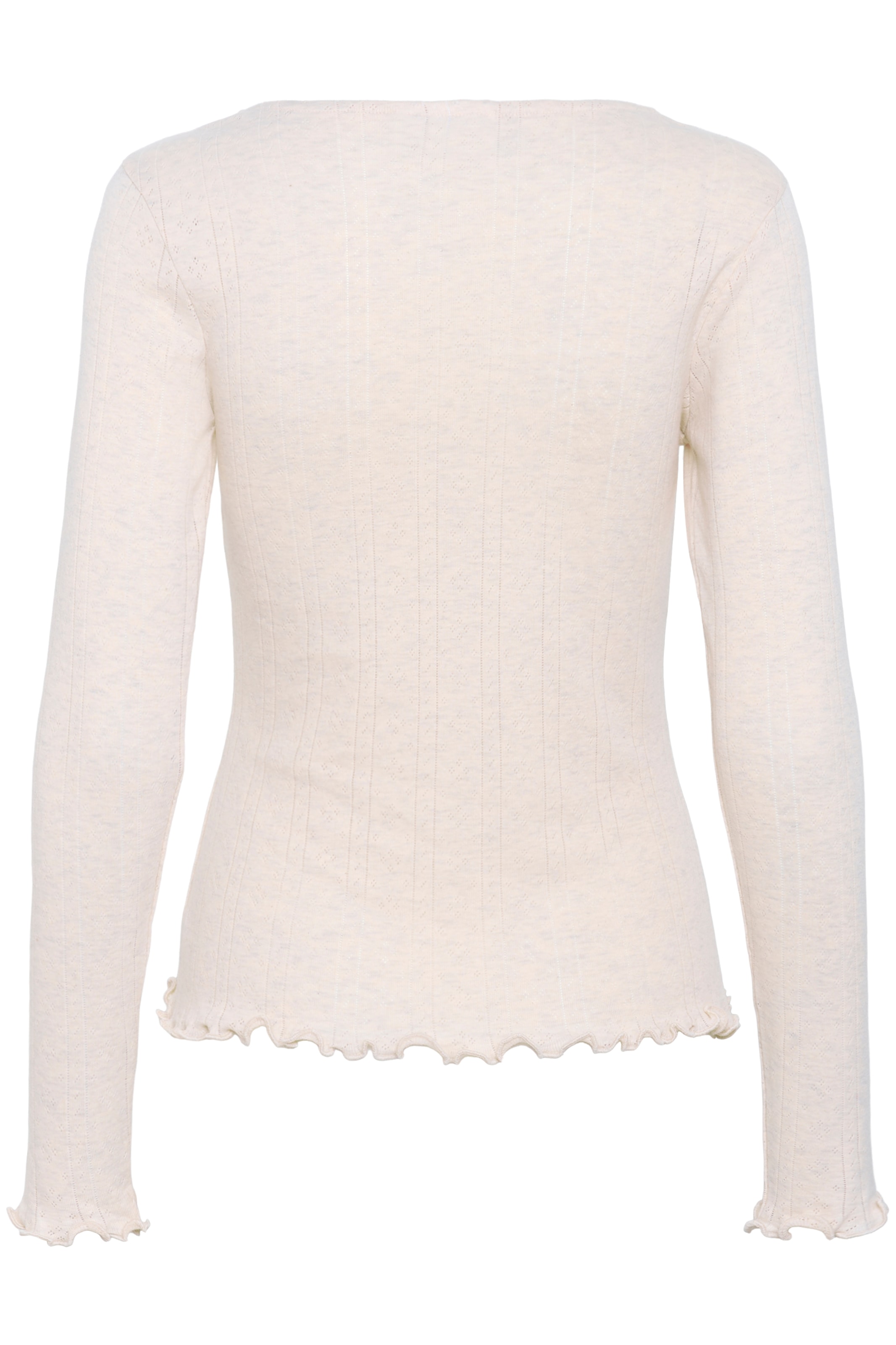 Saint Tropez Langarmshirt »GruSZ«, gewellter Saum