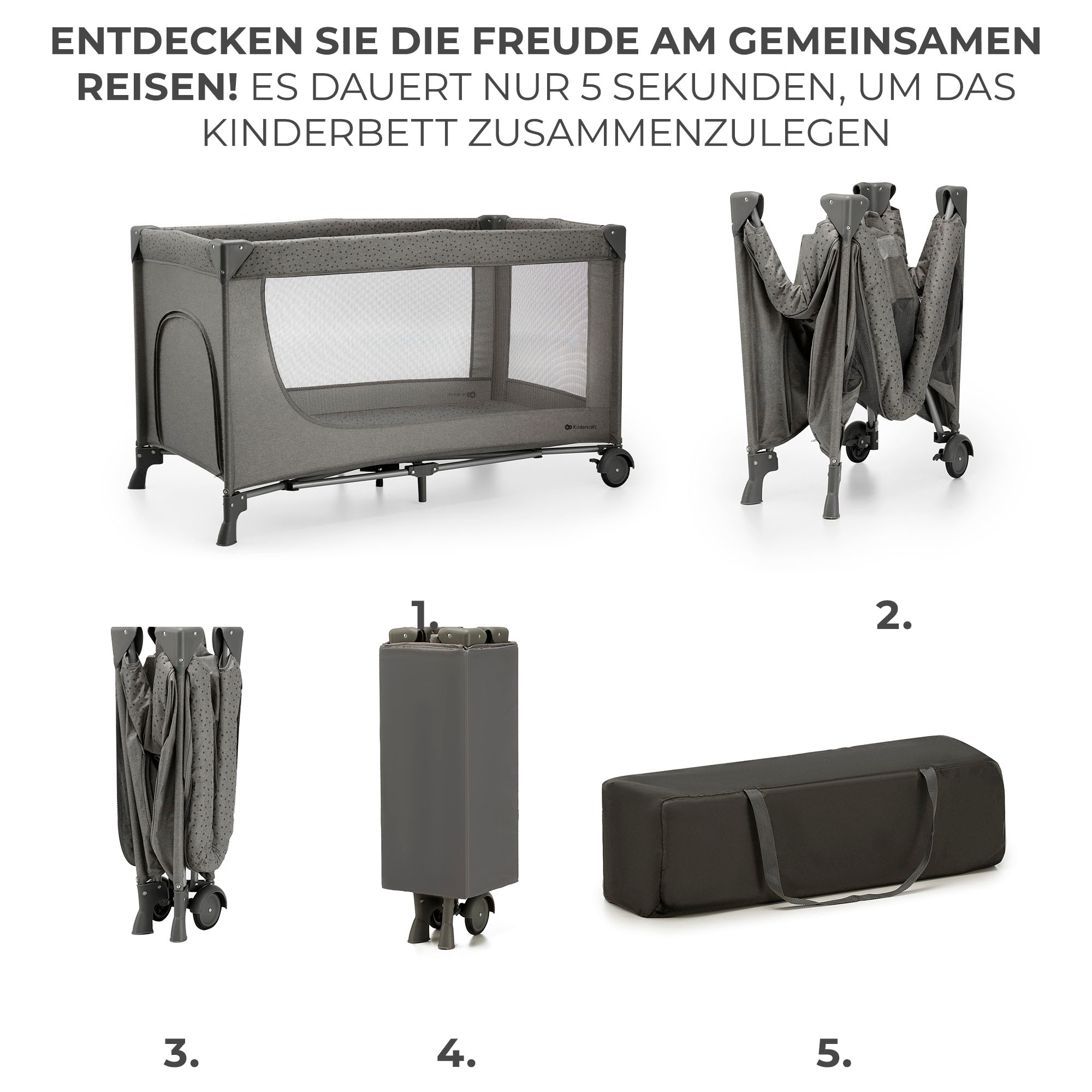 Kinderkraft Baby-Reisebett »JOY 2«