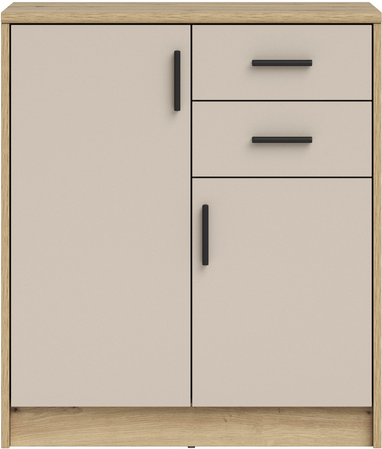 HBZ Sideboard »Nelly Kommode, BxHxT 74x86x50cm«, (1 St.), Breite 74cm, Einlegeböden verstellbar, foliert
