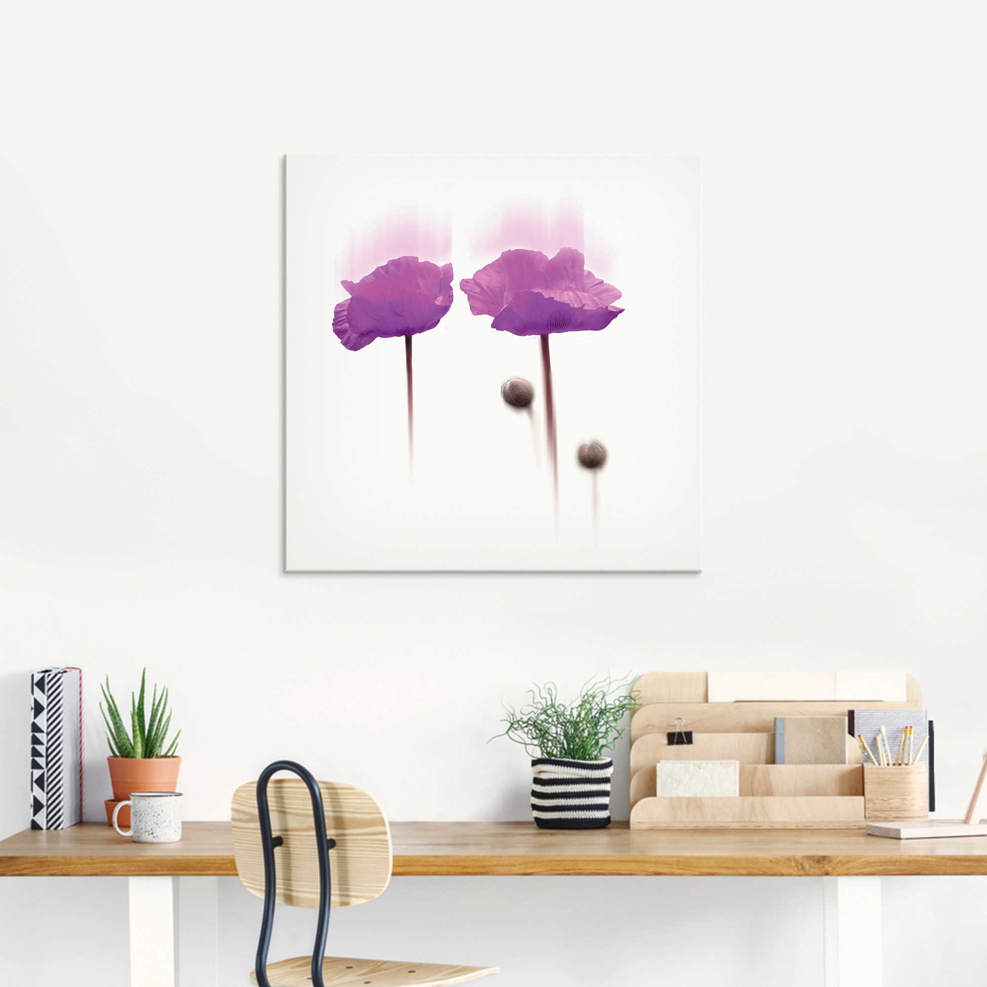 Artland Glasbild »Blüte abstrakt I«, Blumen, (1 St.), in verschiedenen Größ günstig online kaufen