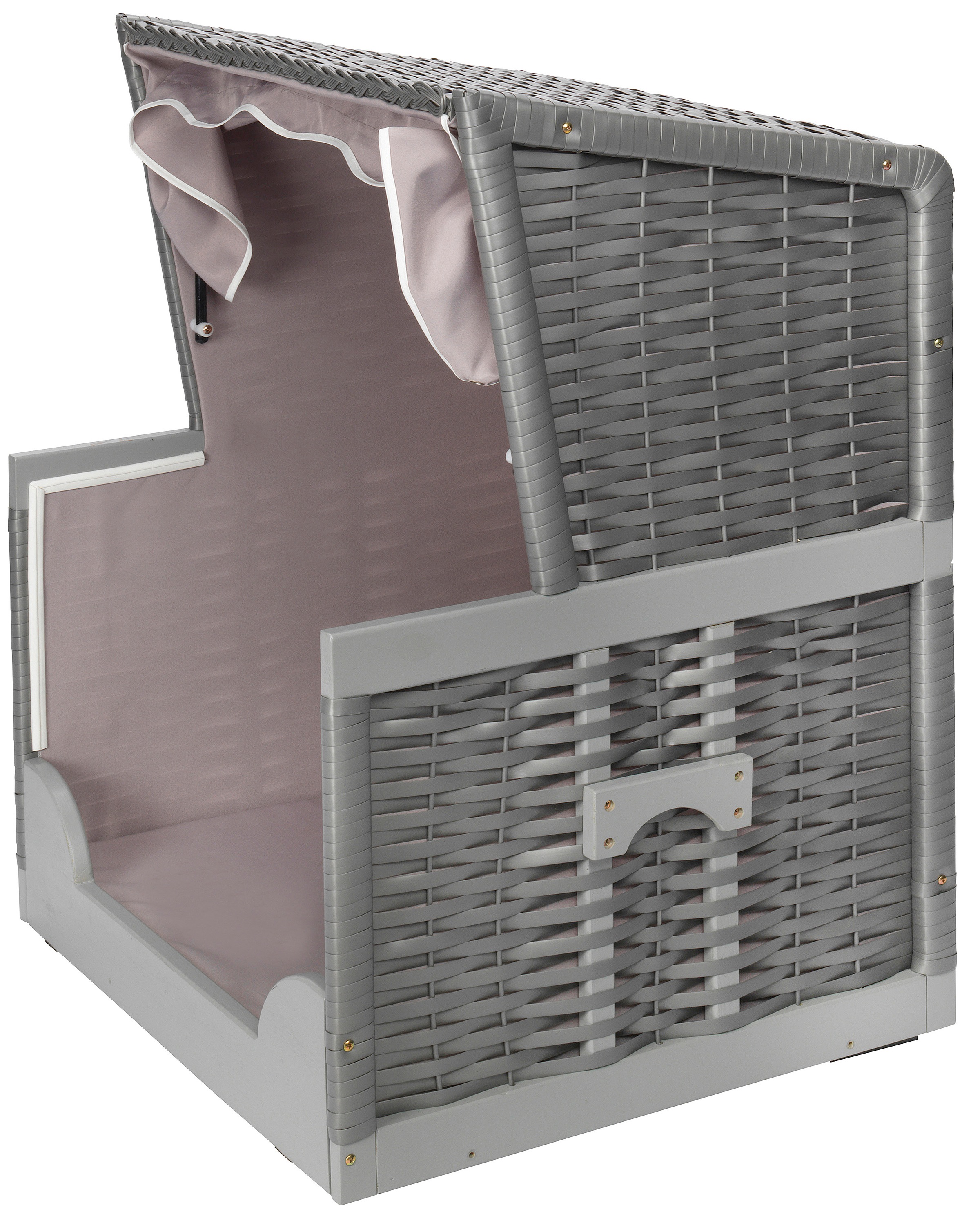 ABUKI Tierbett »Bobby«, Polyester, Hundestrandkorb, BxLxH: 75x57x95 cm