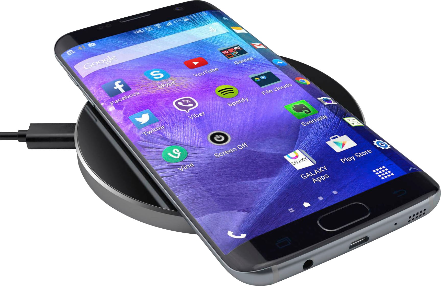 Satechi Schnelllade-Gerät »Aluminum Wireless Charger«, (1 St.)