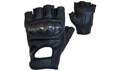 PROANTI Motorradhandschuhe, fingerlose Chopper-Handschuhe aus Leder mit Protektor kaufen