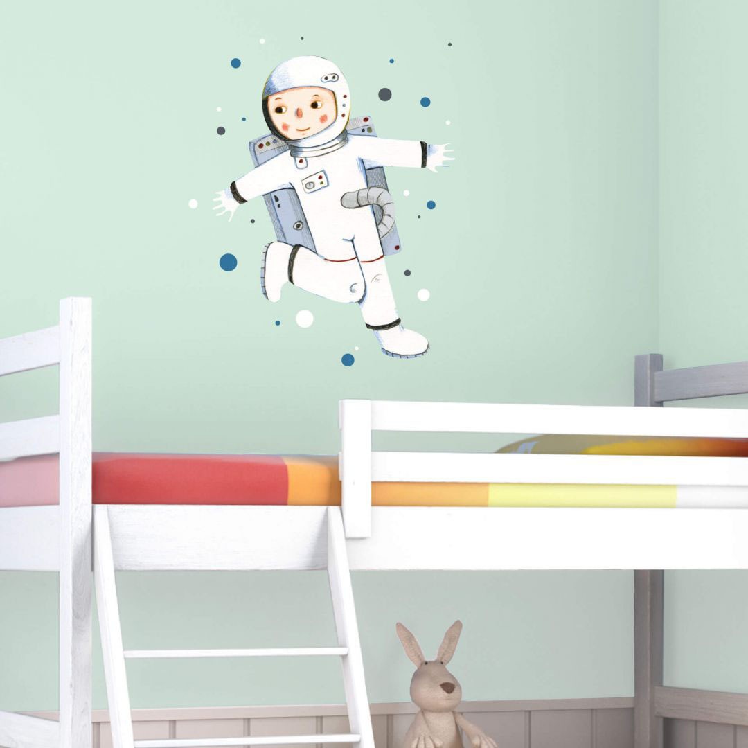 Wall-Art Wandtattoo »Fliegender Astronaut Junge«, (1 St.), selbstklebend, e günstig online kaufen