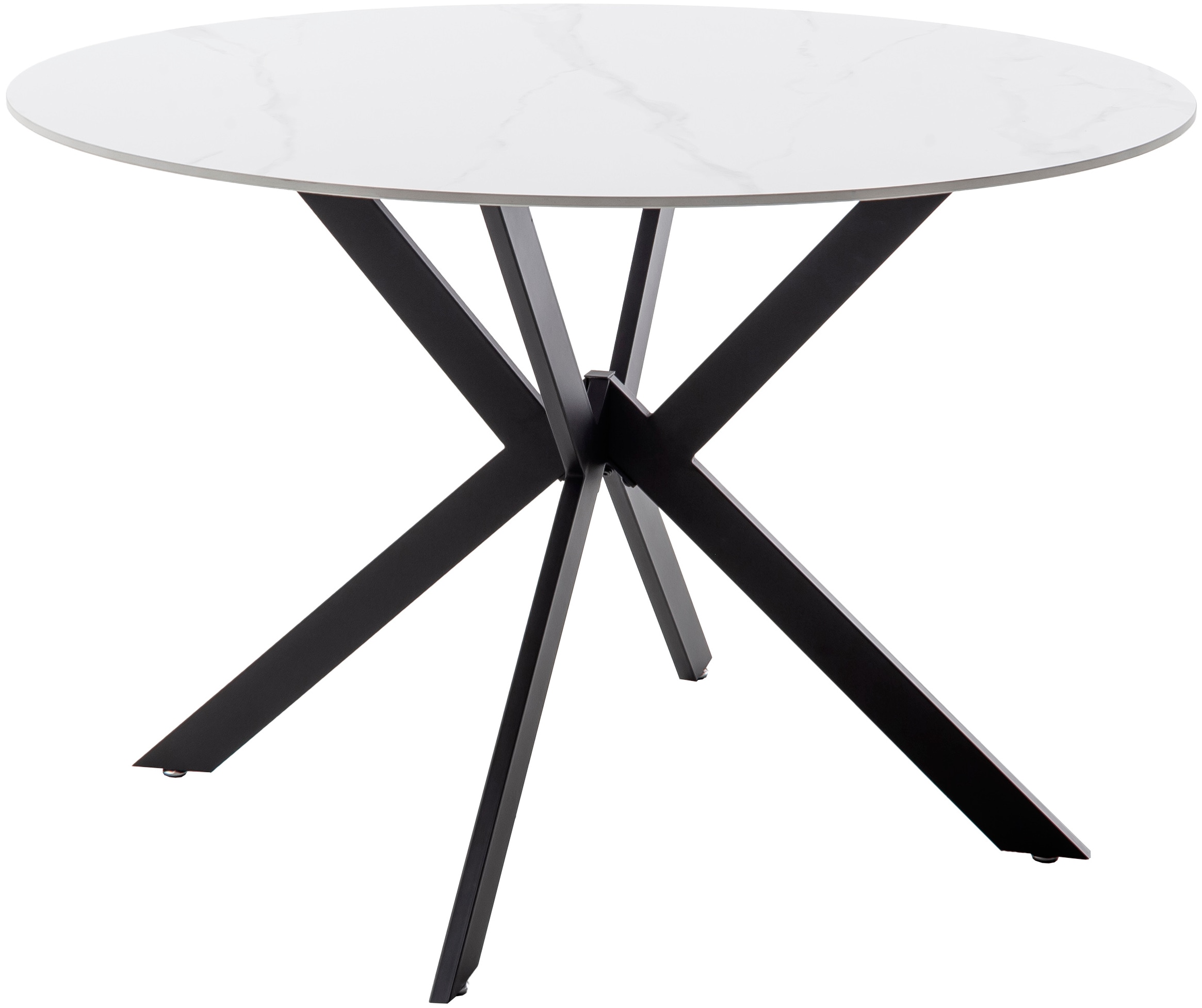 MCA furniture Esstisch »UBATE Vierfußtisch«, (1 St.), Keramik, Metall, weiß günstig online kaufen