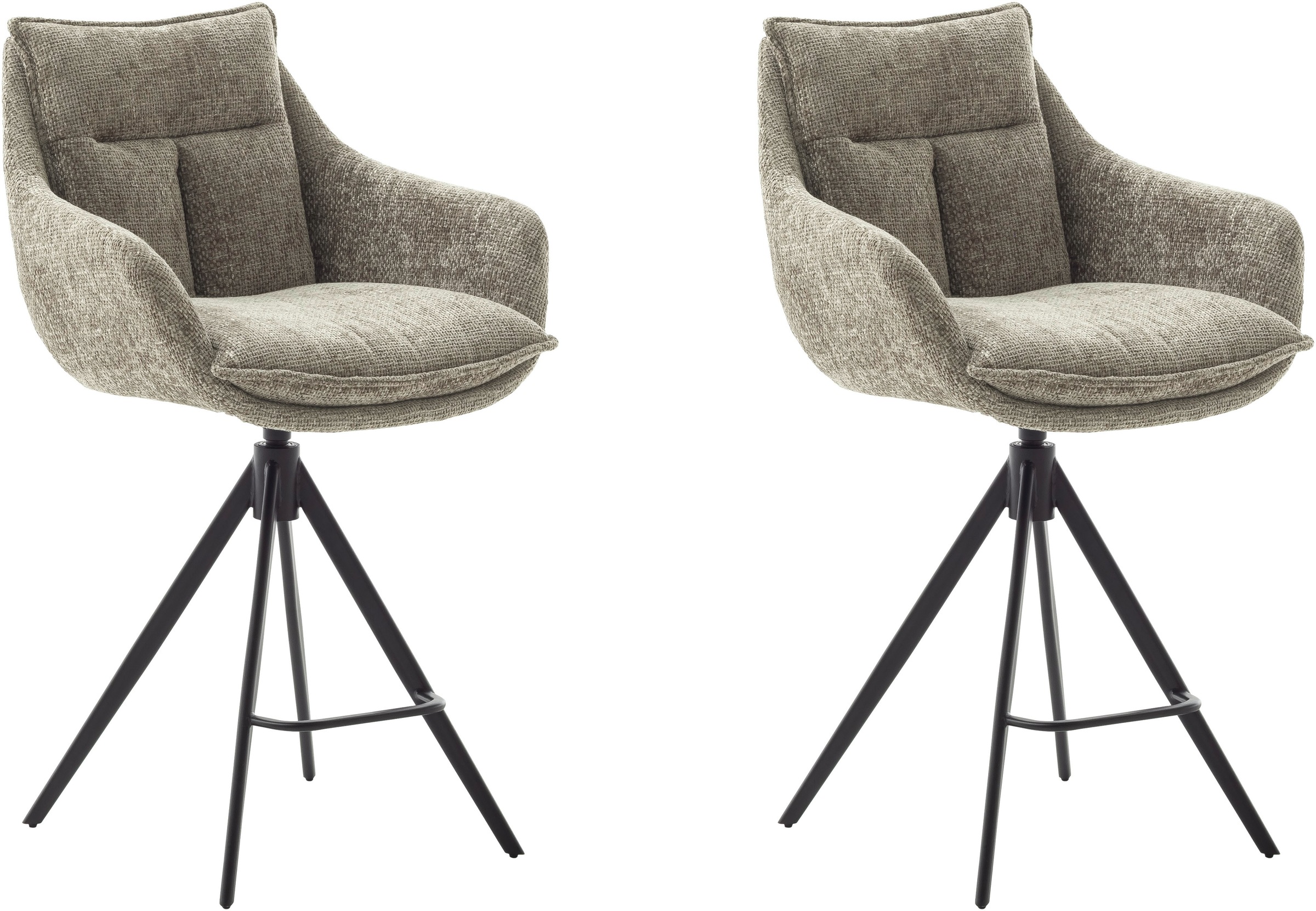 MCA furniture Bistrostuhl »Parker Tresenstuhl mit Armlehnen Tresenhocker«, günstig online kaufen